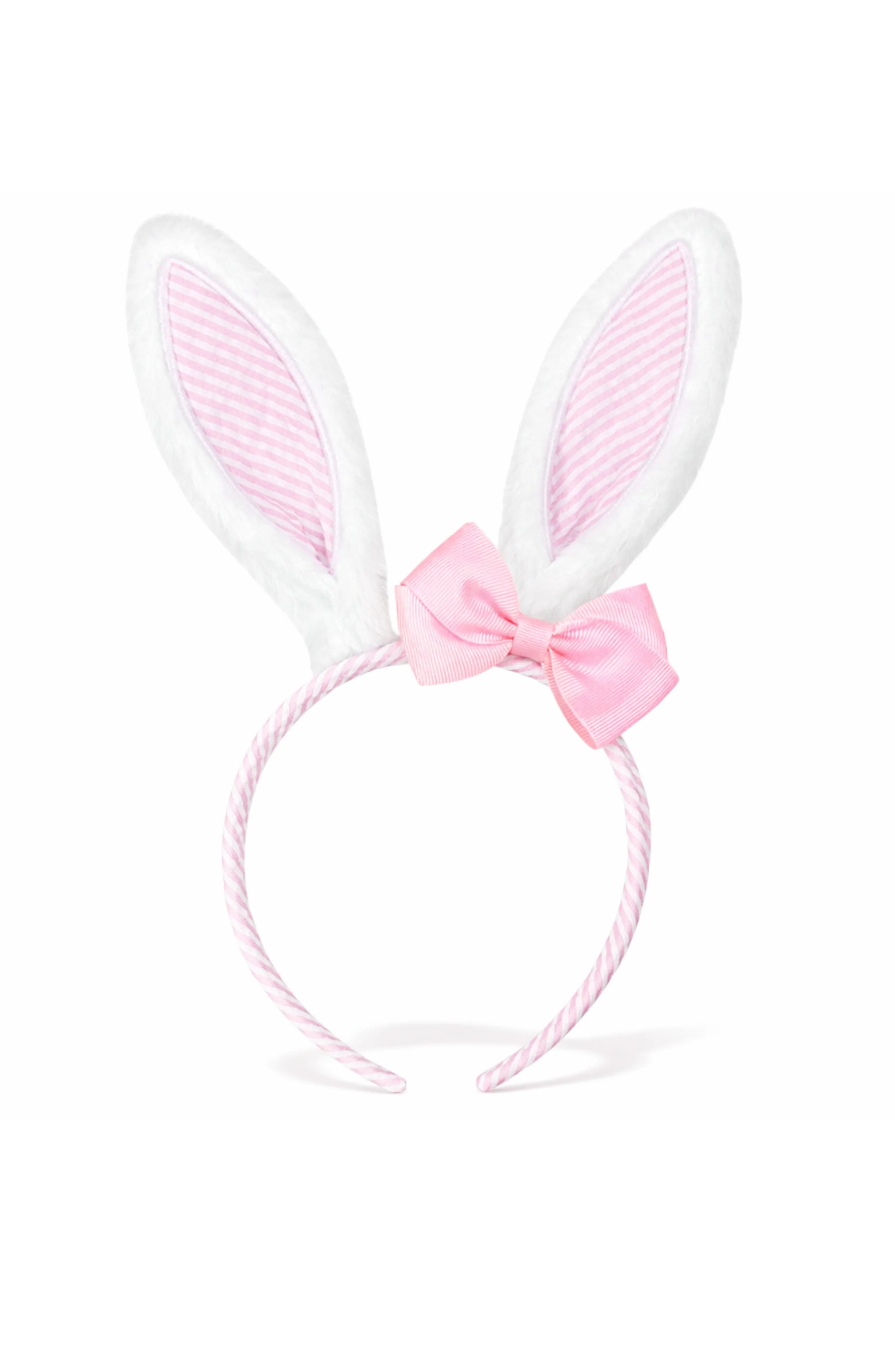 Seersucker Bunny Ears - Pink