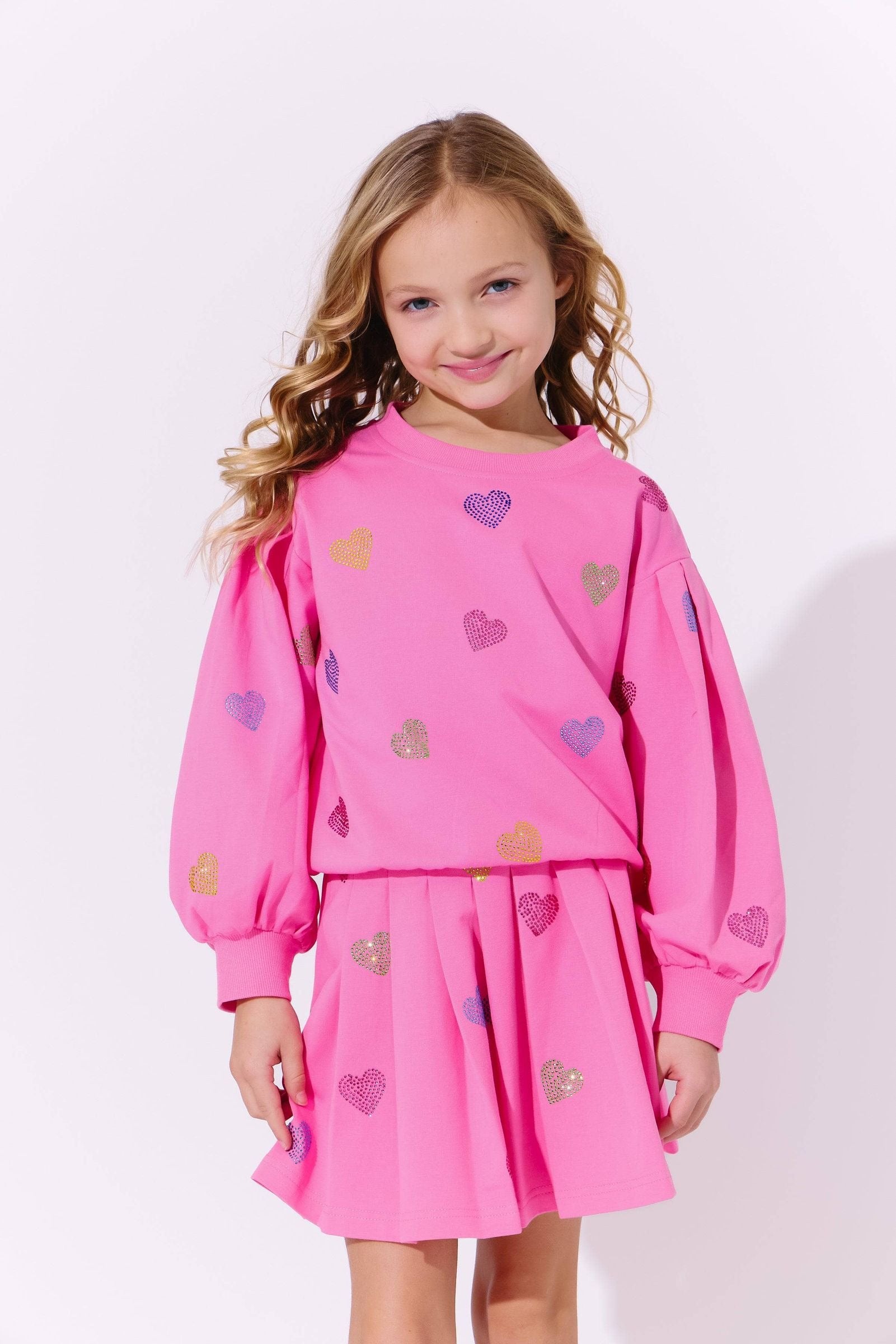 Set - Pink Sparkle Hearts