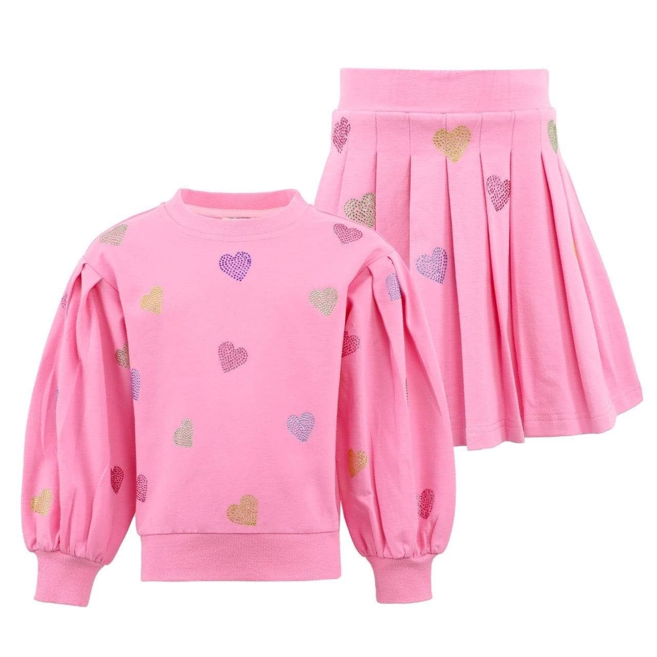 Set - Pink Sparkle Hearts