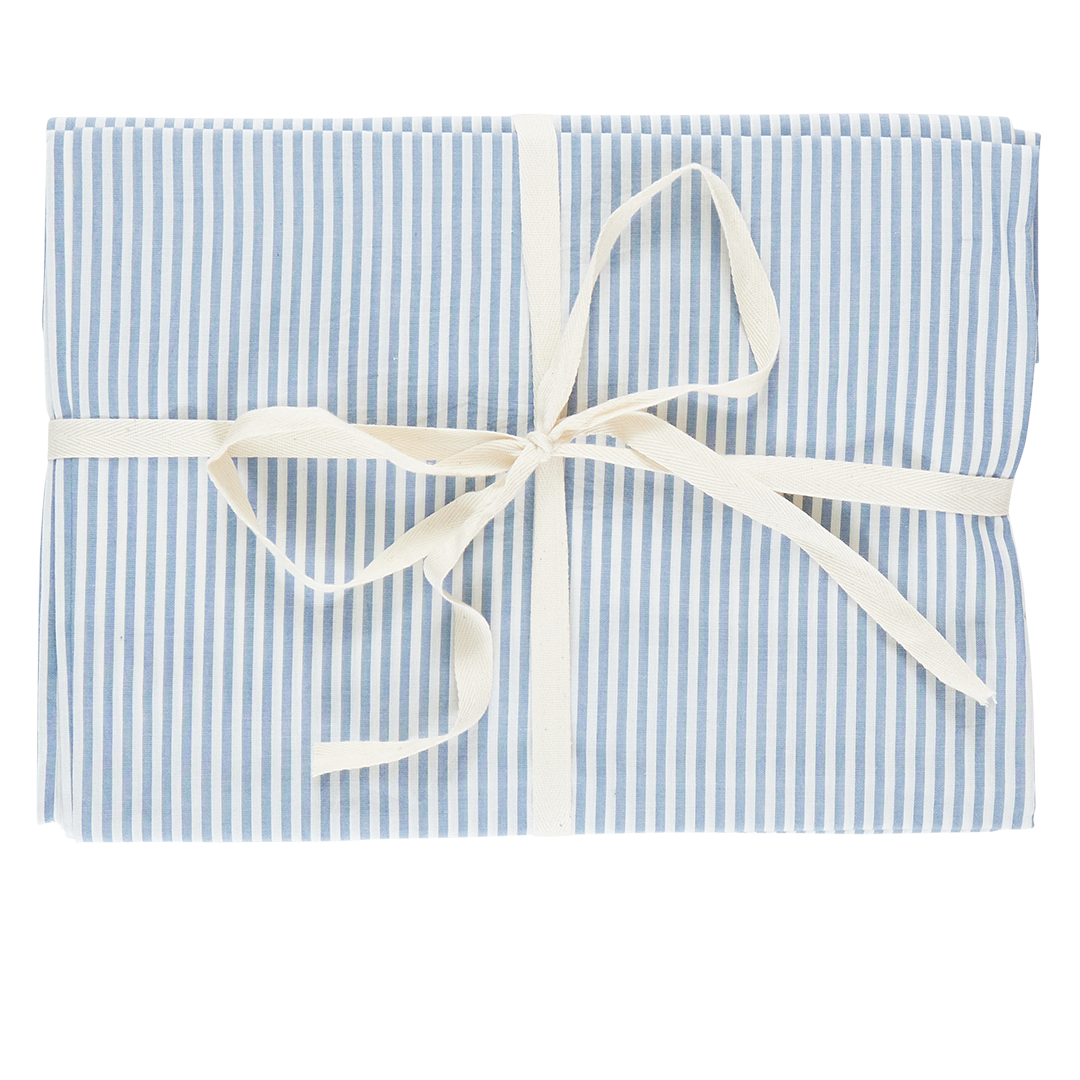 Tablecloth - Blue Skinny Stripes
