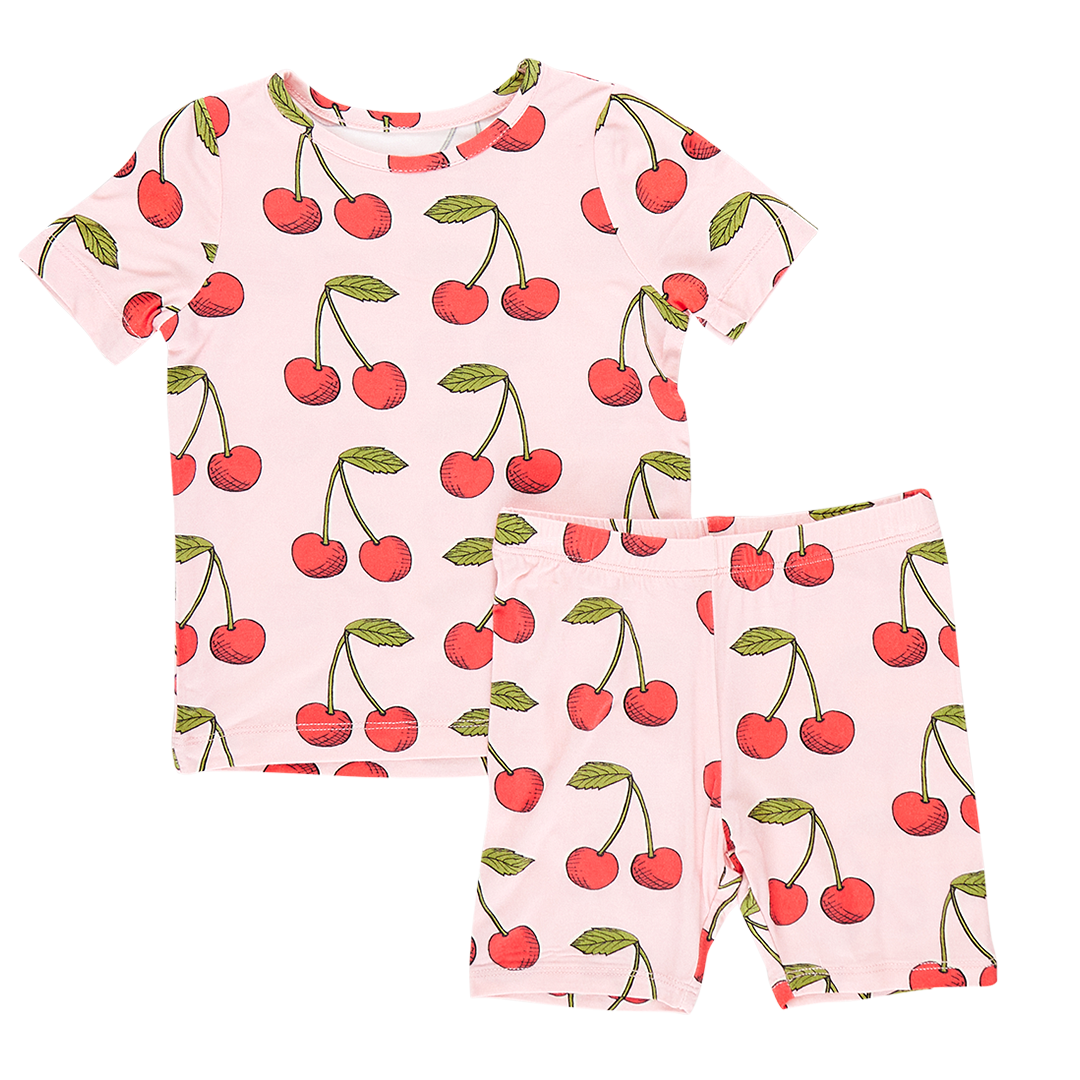 Loungewear Set - Pink Cherries