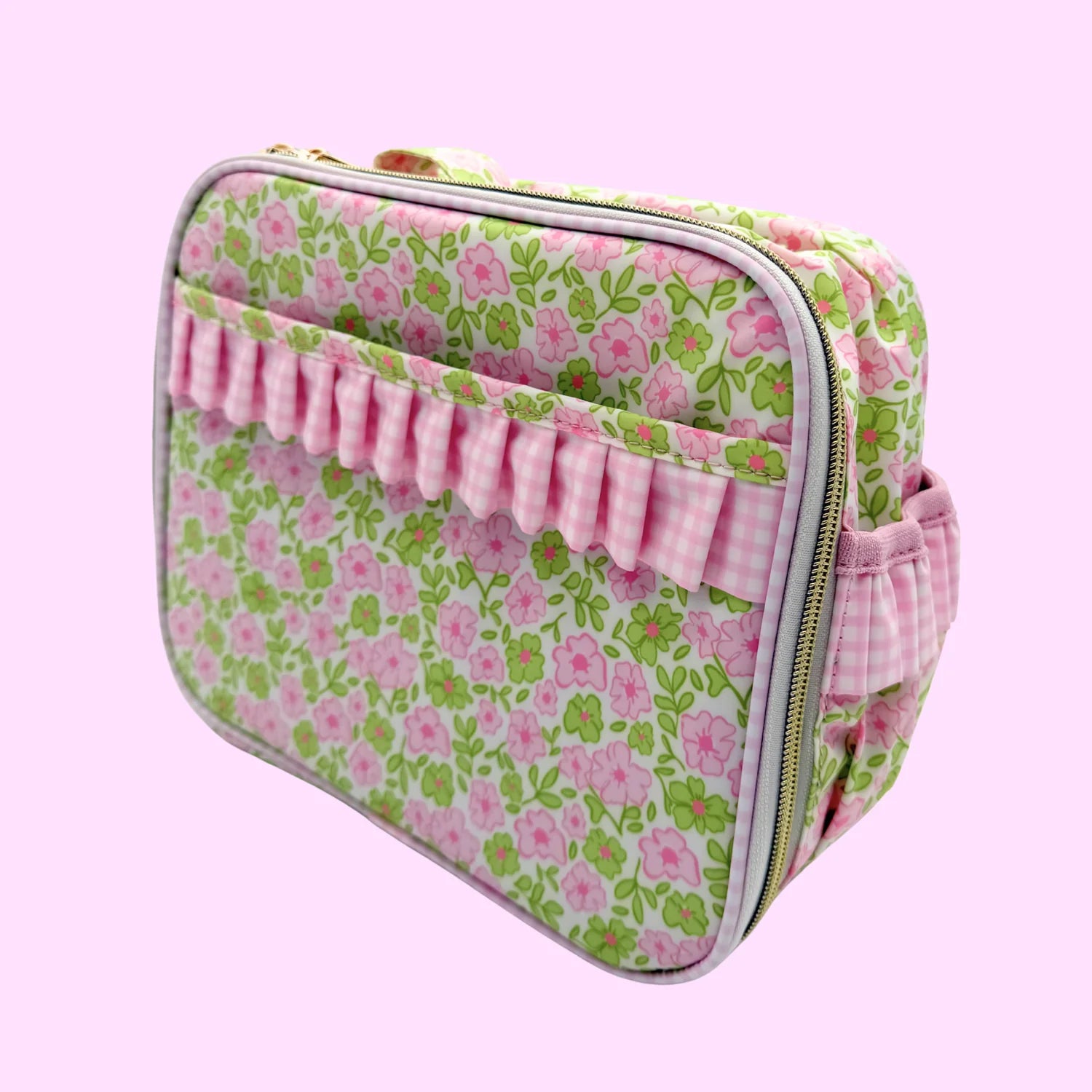 Lunchbox - Pink & Green Floral