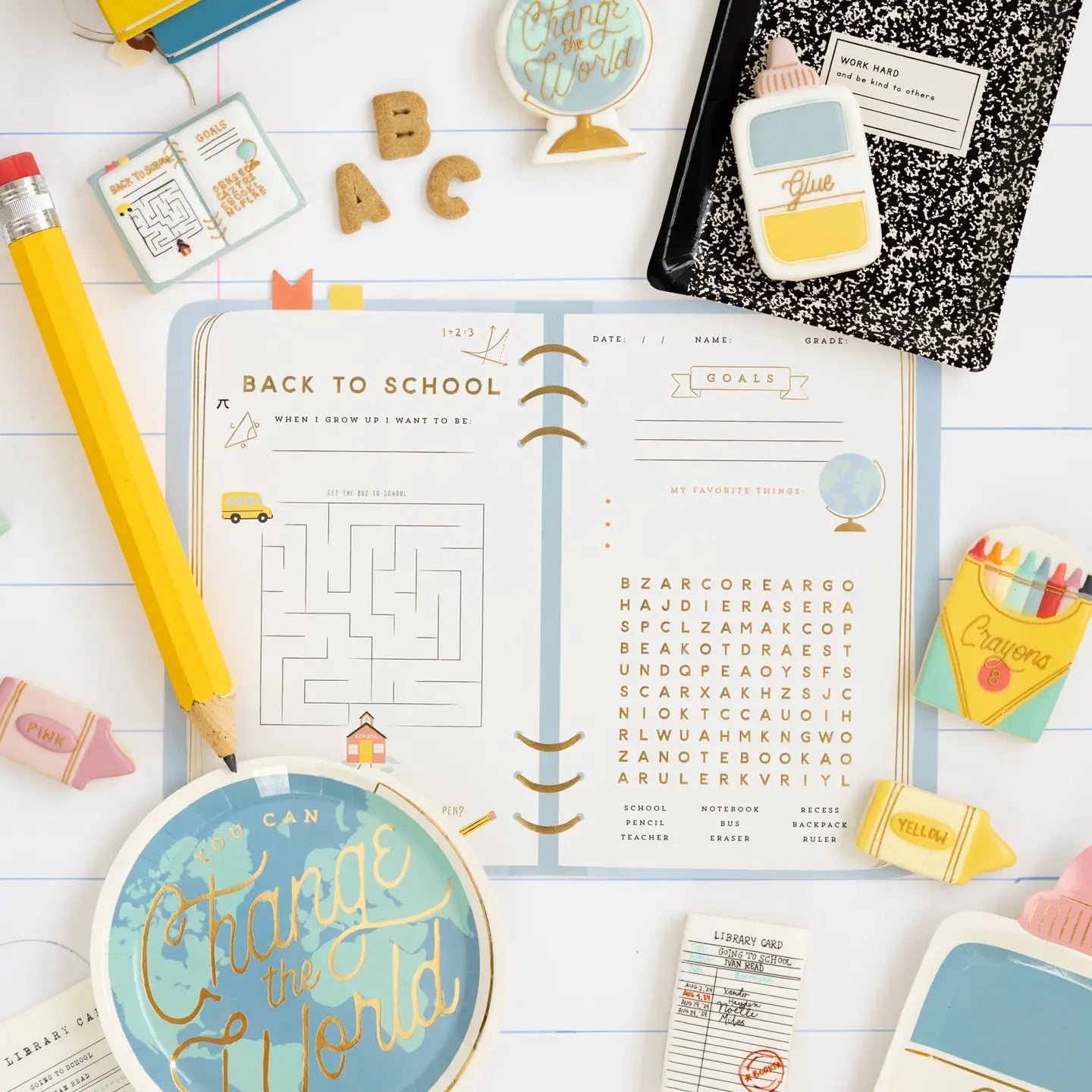 School Planner Placemat