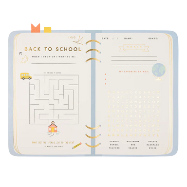 School planner placemats