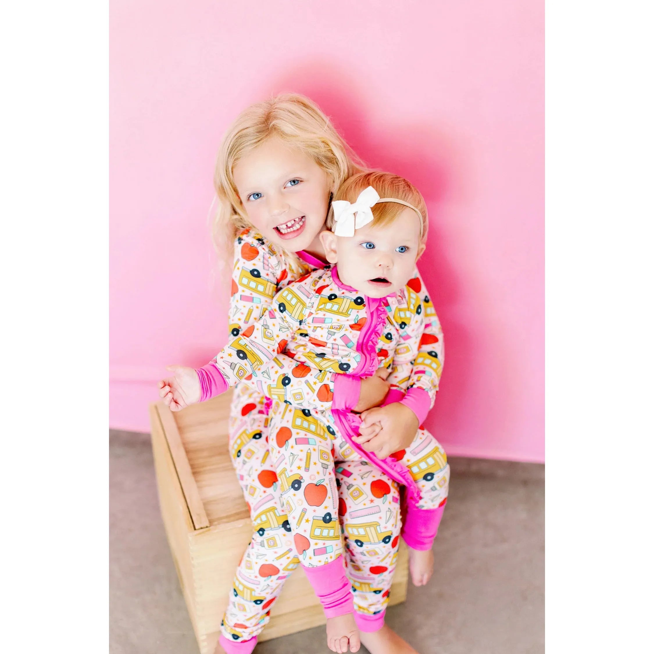 Loungewear Set - Pink School Days