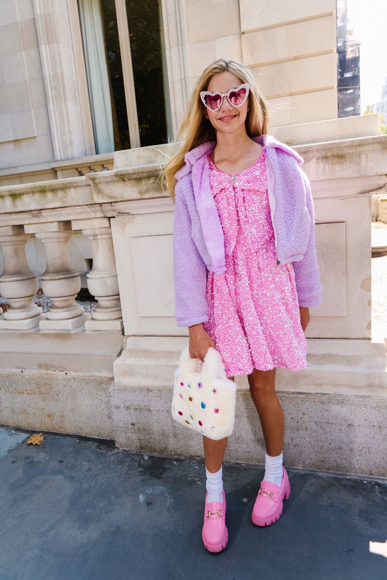 Bow Dress - Pretty In Pink