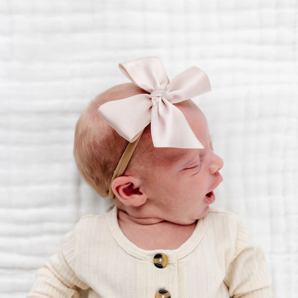 Headband - Primrose Satin Bow