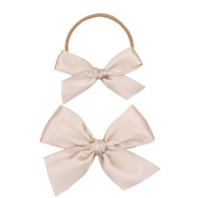 Headband - Primrose Satin Bow