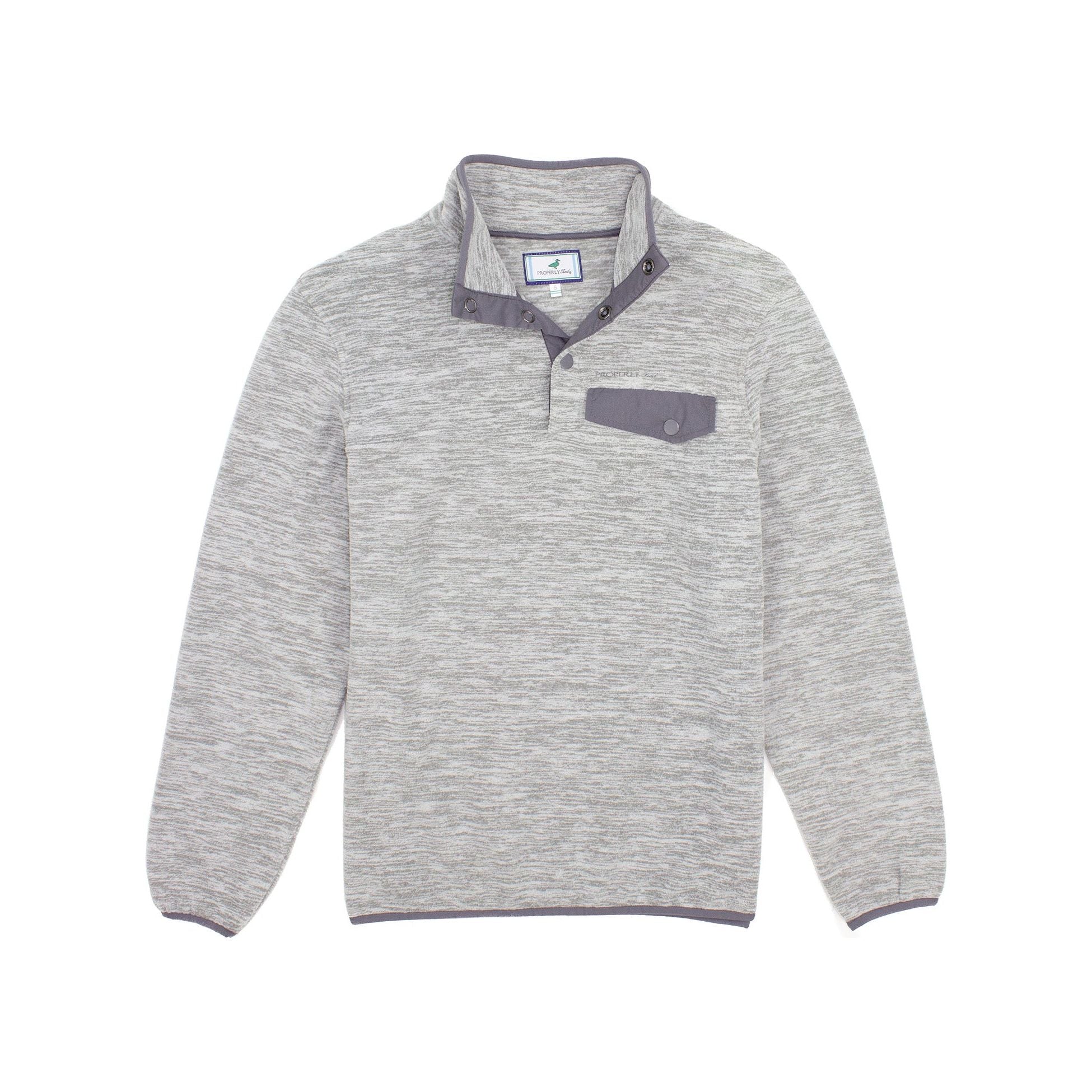 Nova Pullover - Light Heather Grey