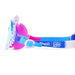 Pink and blue diving mask with a strap featuring 'Bling2O' branding on a white background