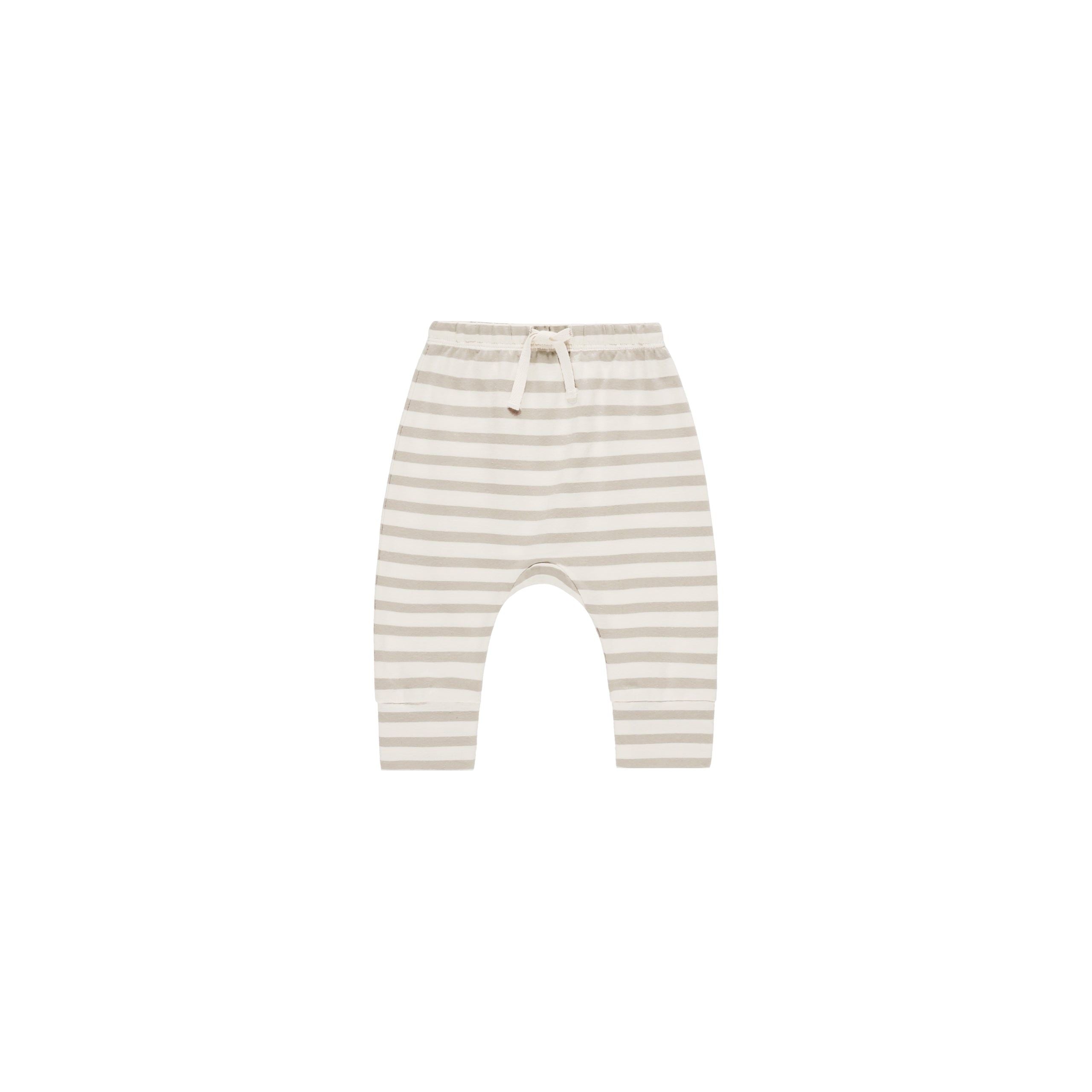 Drawstring Pant - Grey Stripe