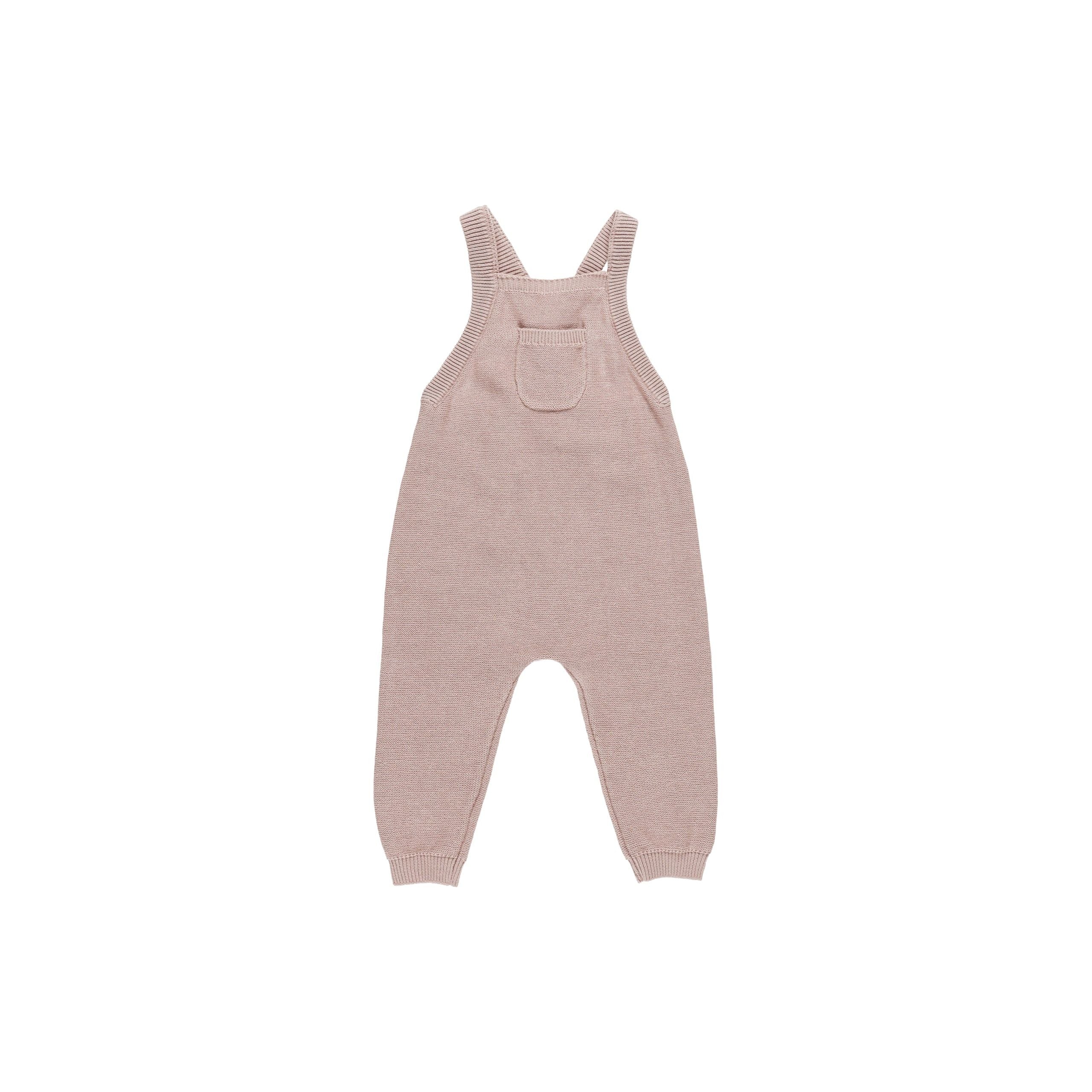 Knit Overalls - Mauve