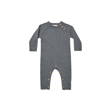 Quincy Mae Heathered Navy Jumpsuit