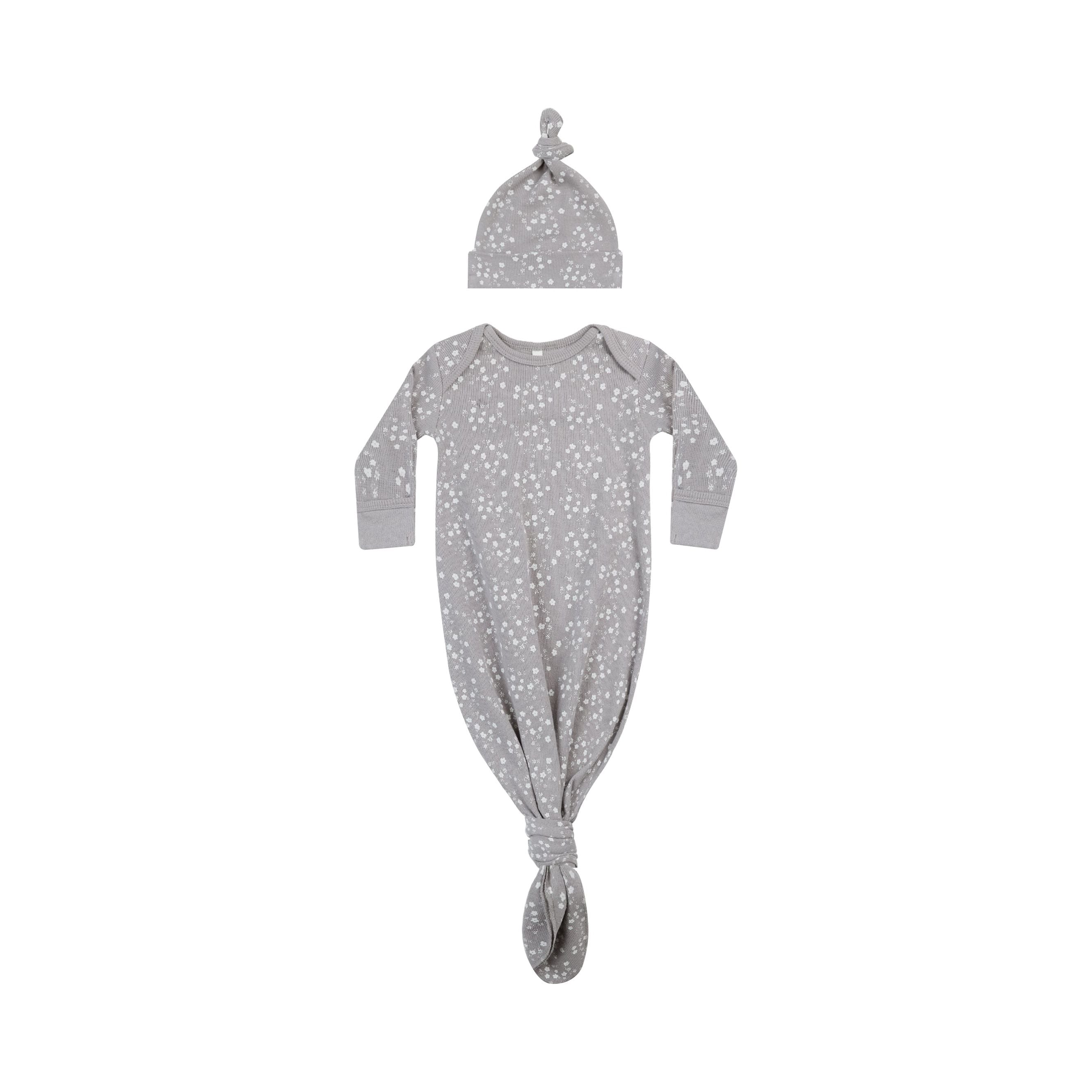Baby Gown/Hat - Fleur