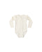 Baby floral rashguard with long sleeves and a zipper on a white background