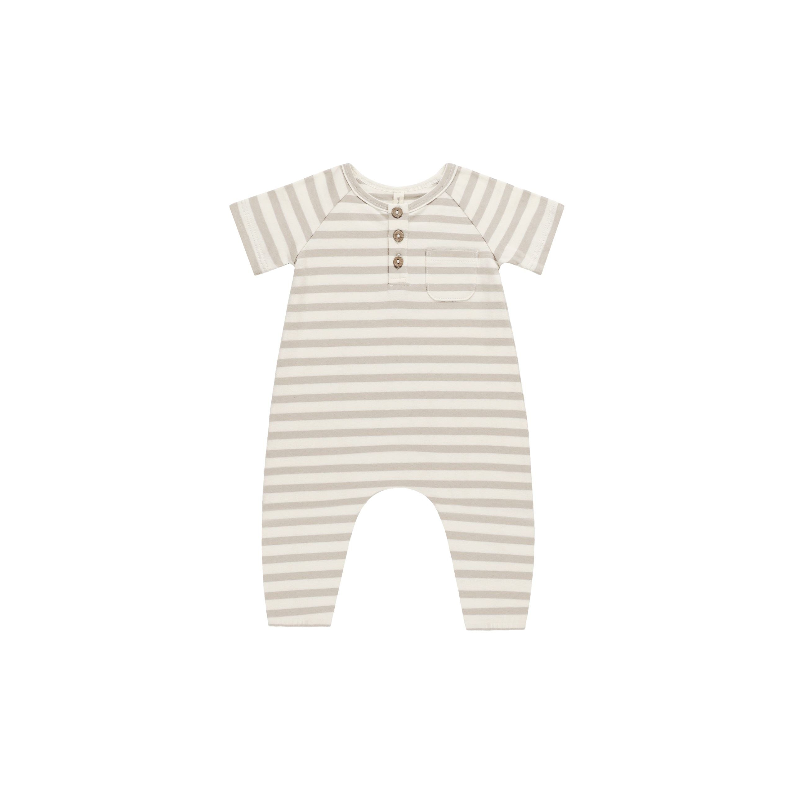 Jumpsuit - Grey Stripe