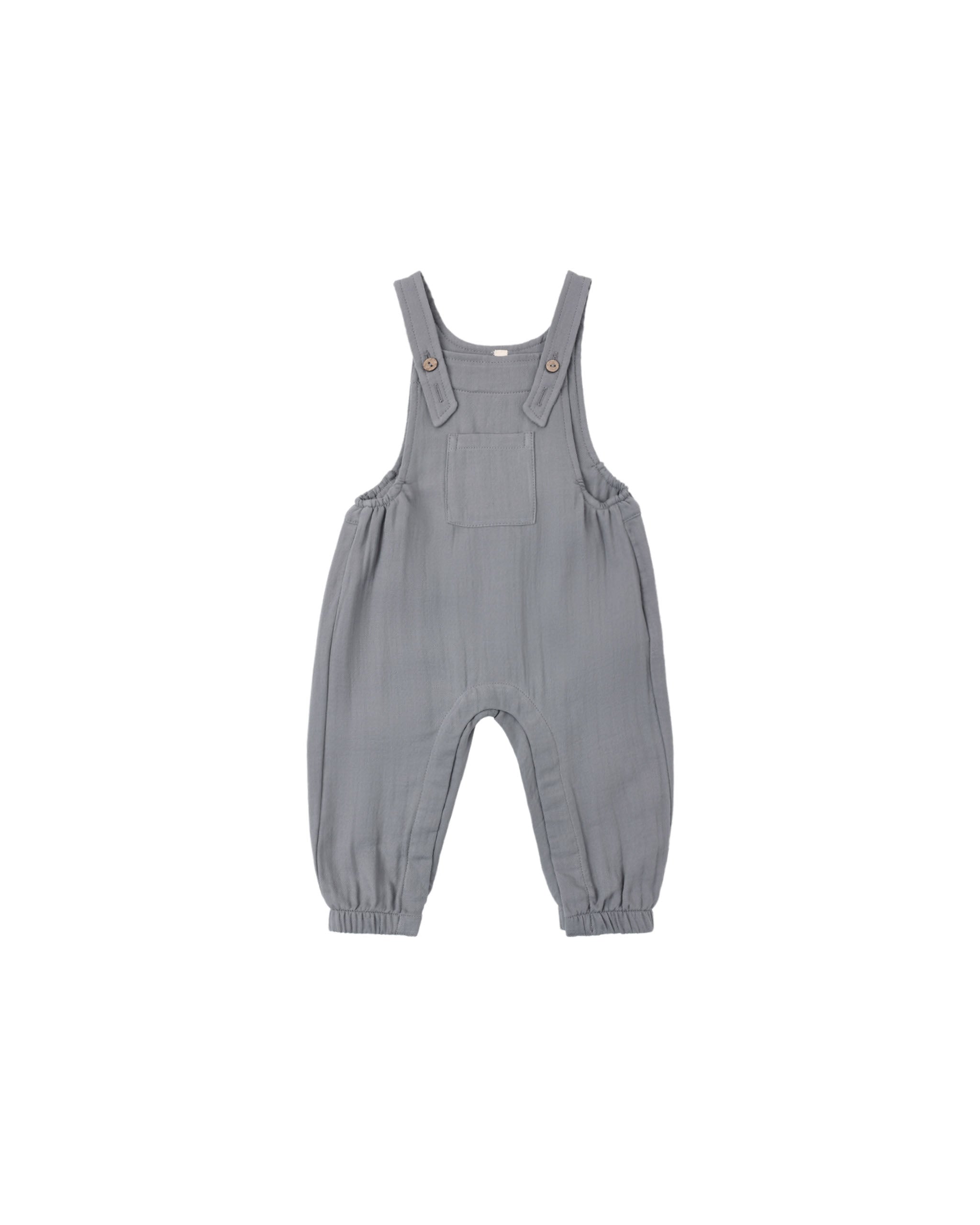 Slate overalls on a white background