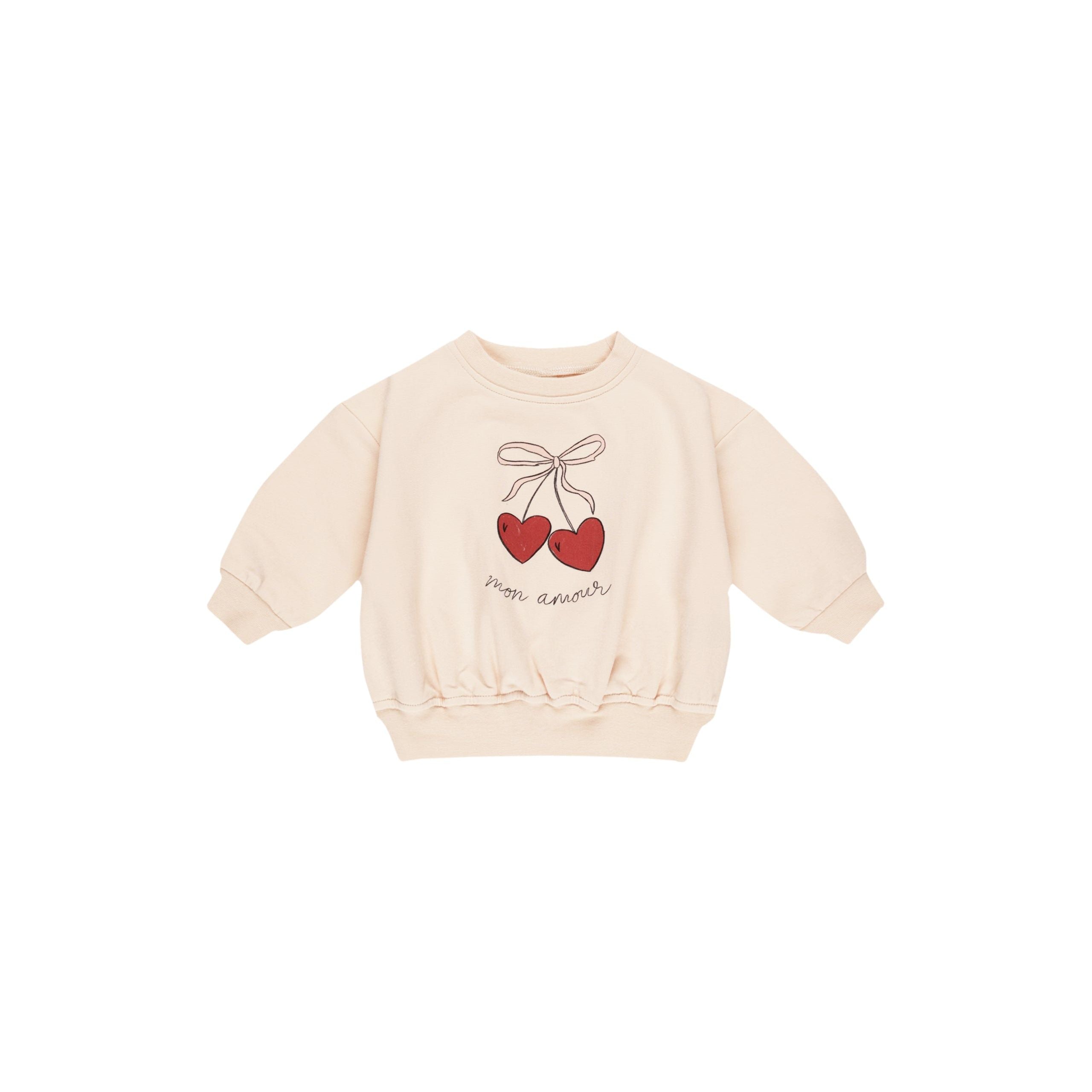 Relaxed Fleece Sweatshirt - Mon Amour