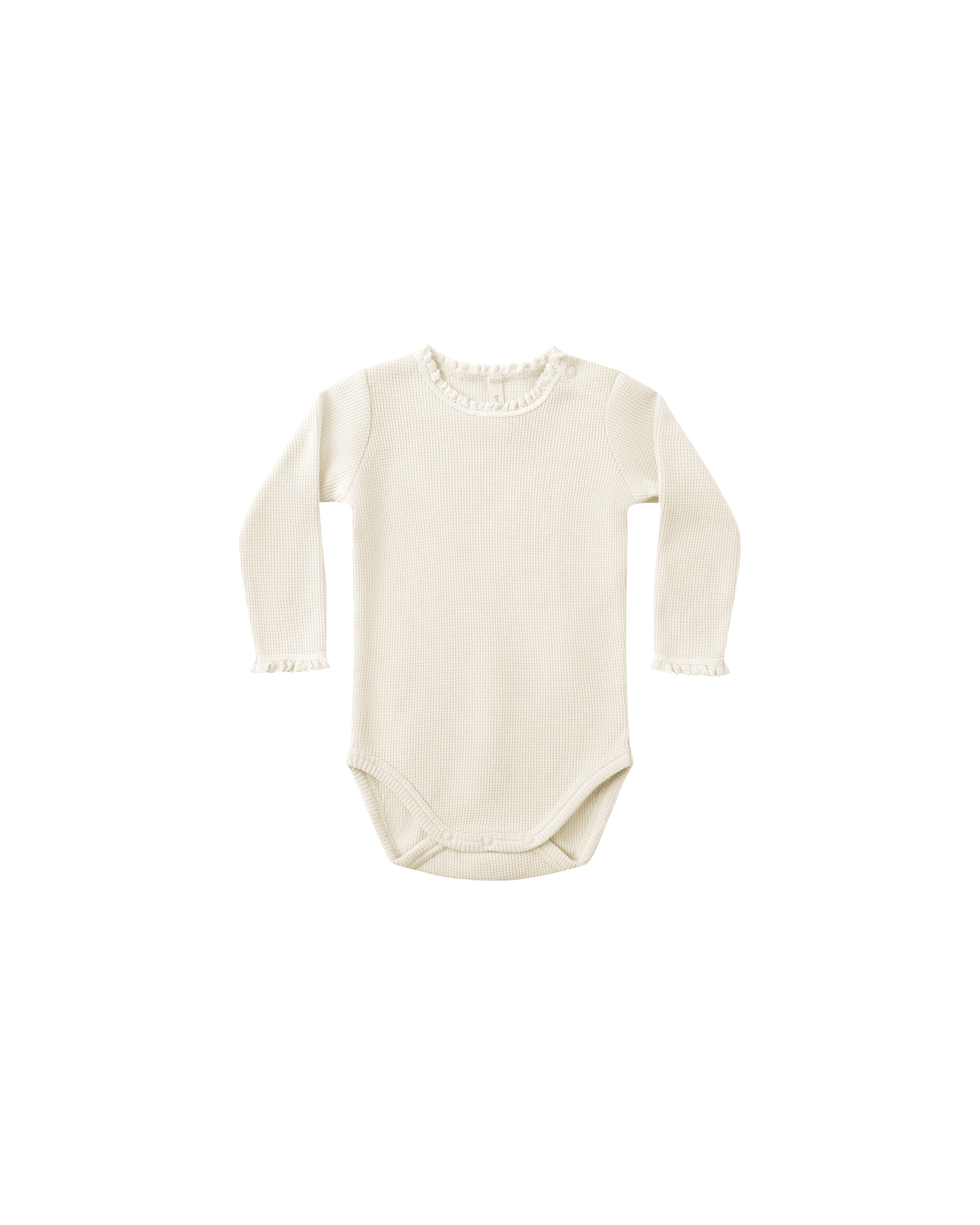 Waffle LS Bodysuit - Natural