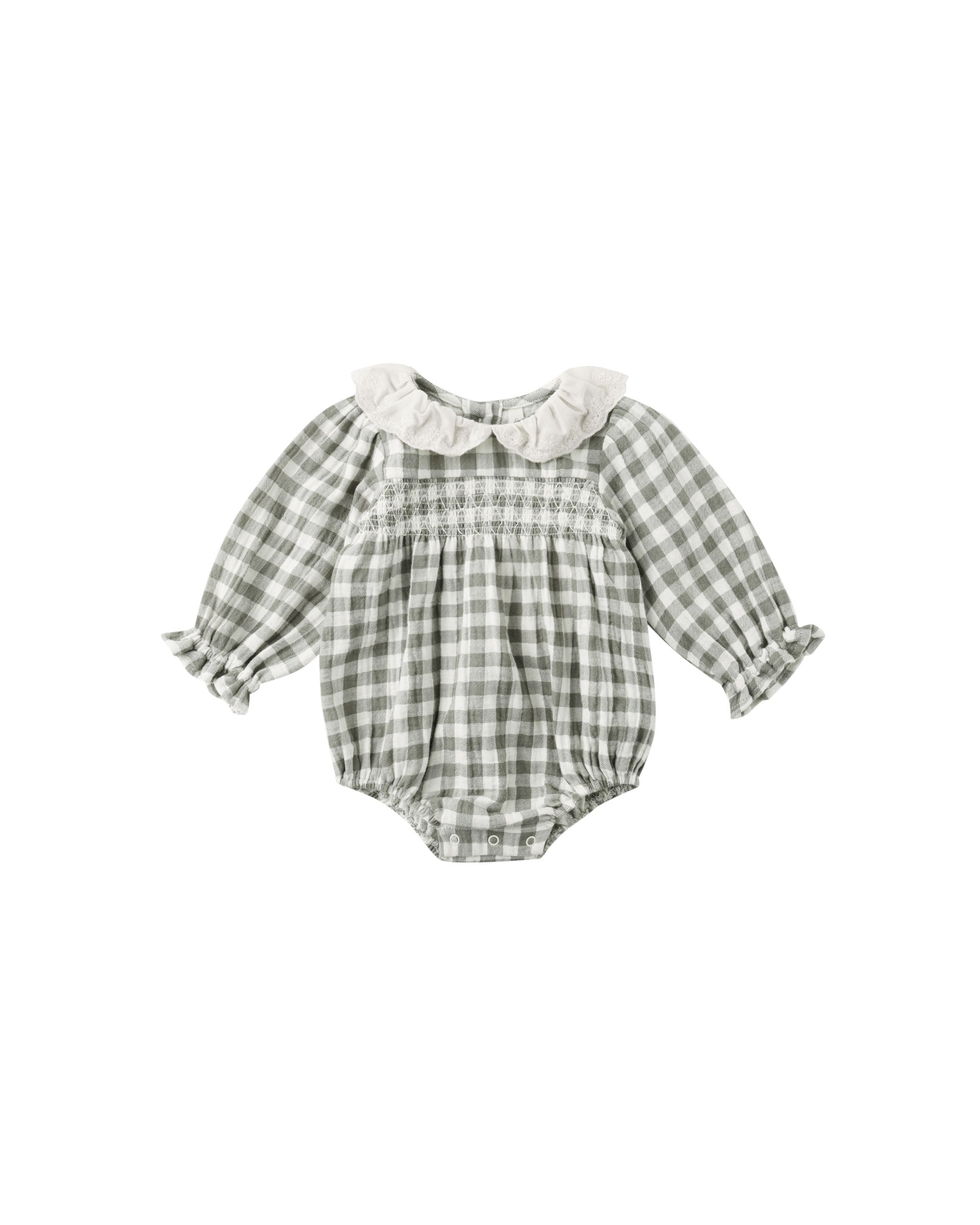 Callie Romper - Forest Check