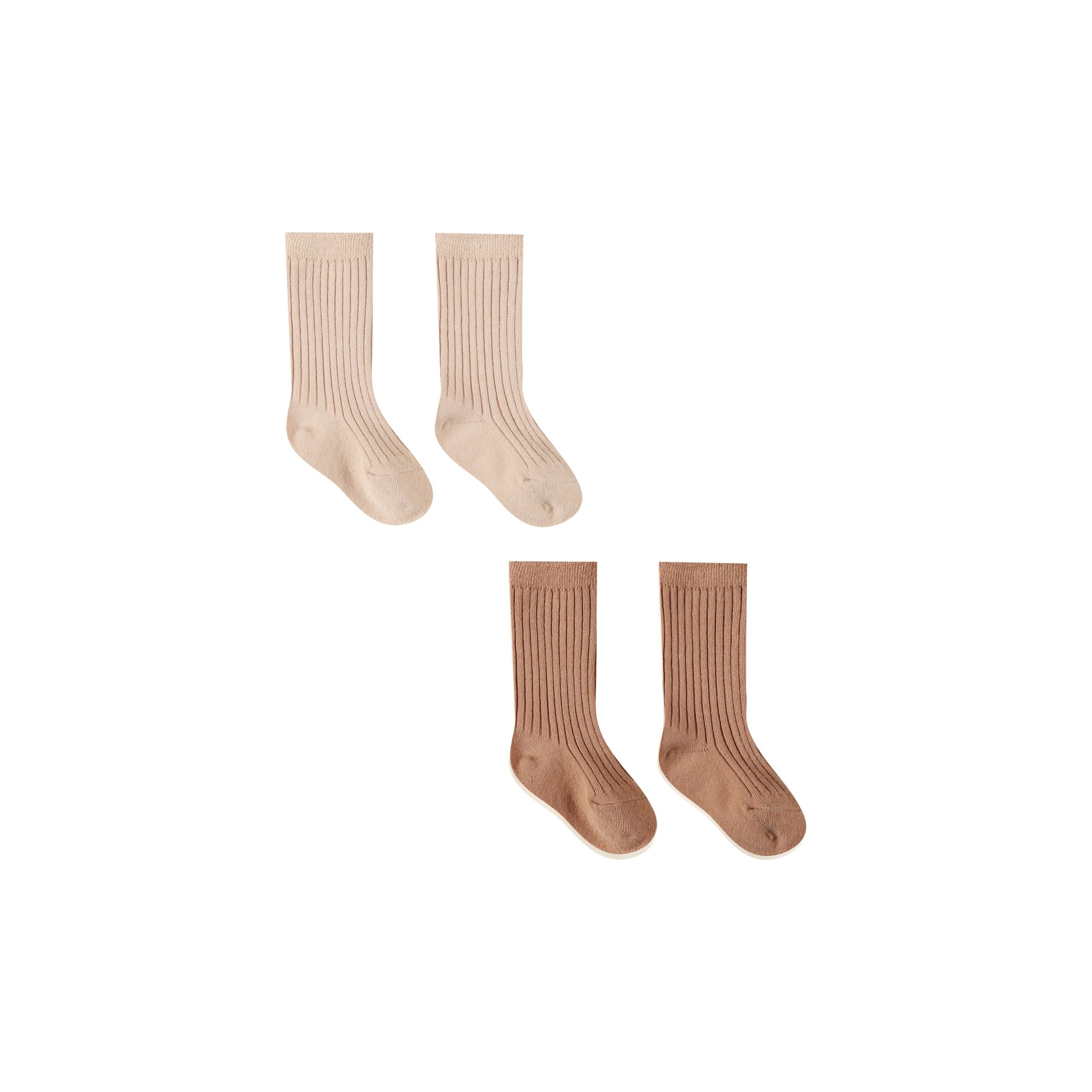 Socks - Shell/Rose