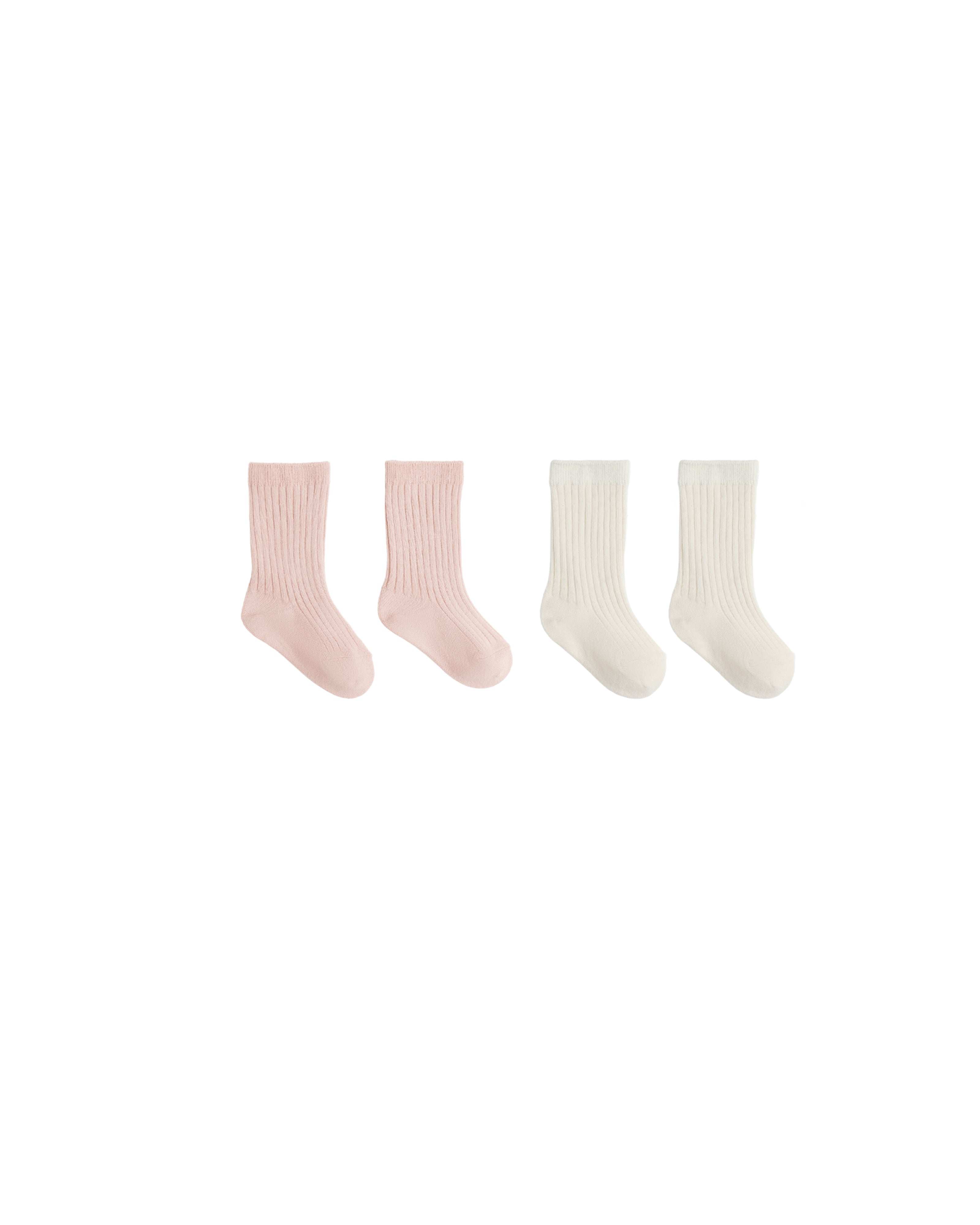 Socks Set - Natural/Rose