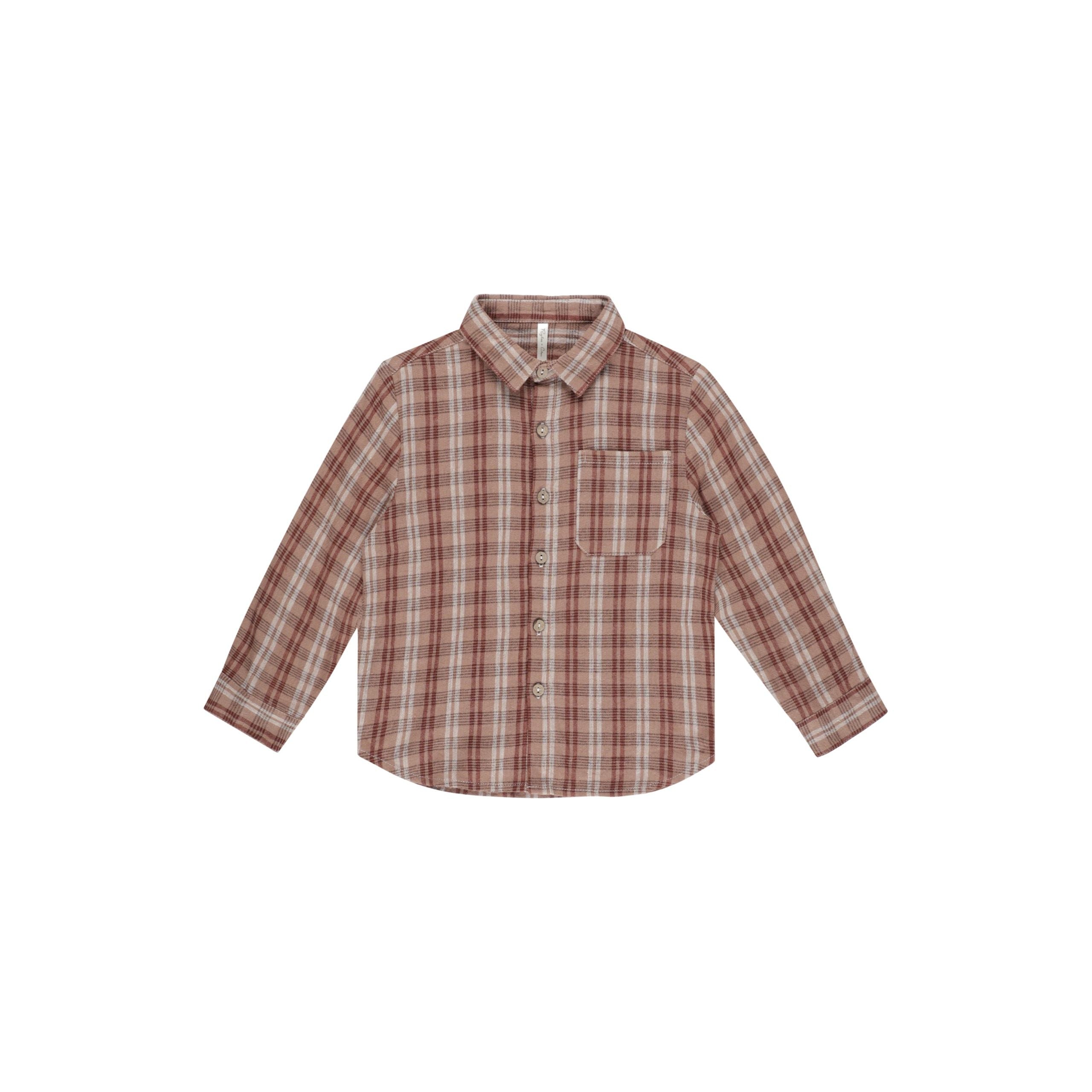 Collared LS Shirt - Autumn Plaid