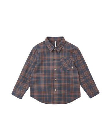 Plaid shirt on a white background