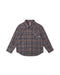 Plaid shirt on a white background