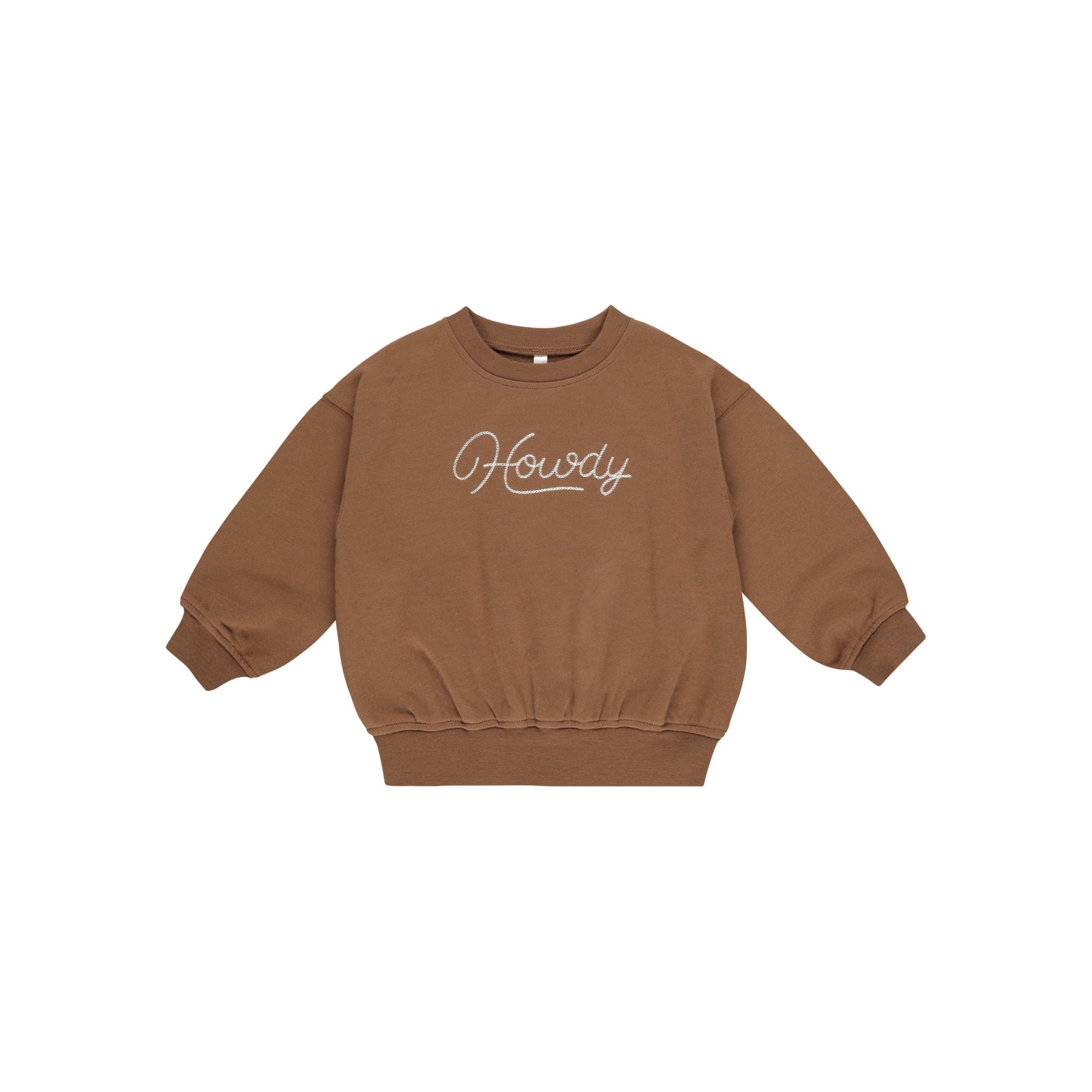 Relaxed Sweatshirt - Howdy