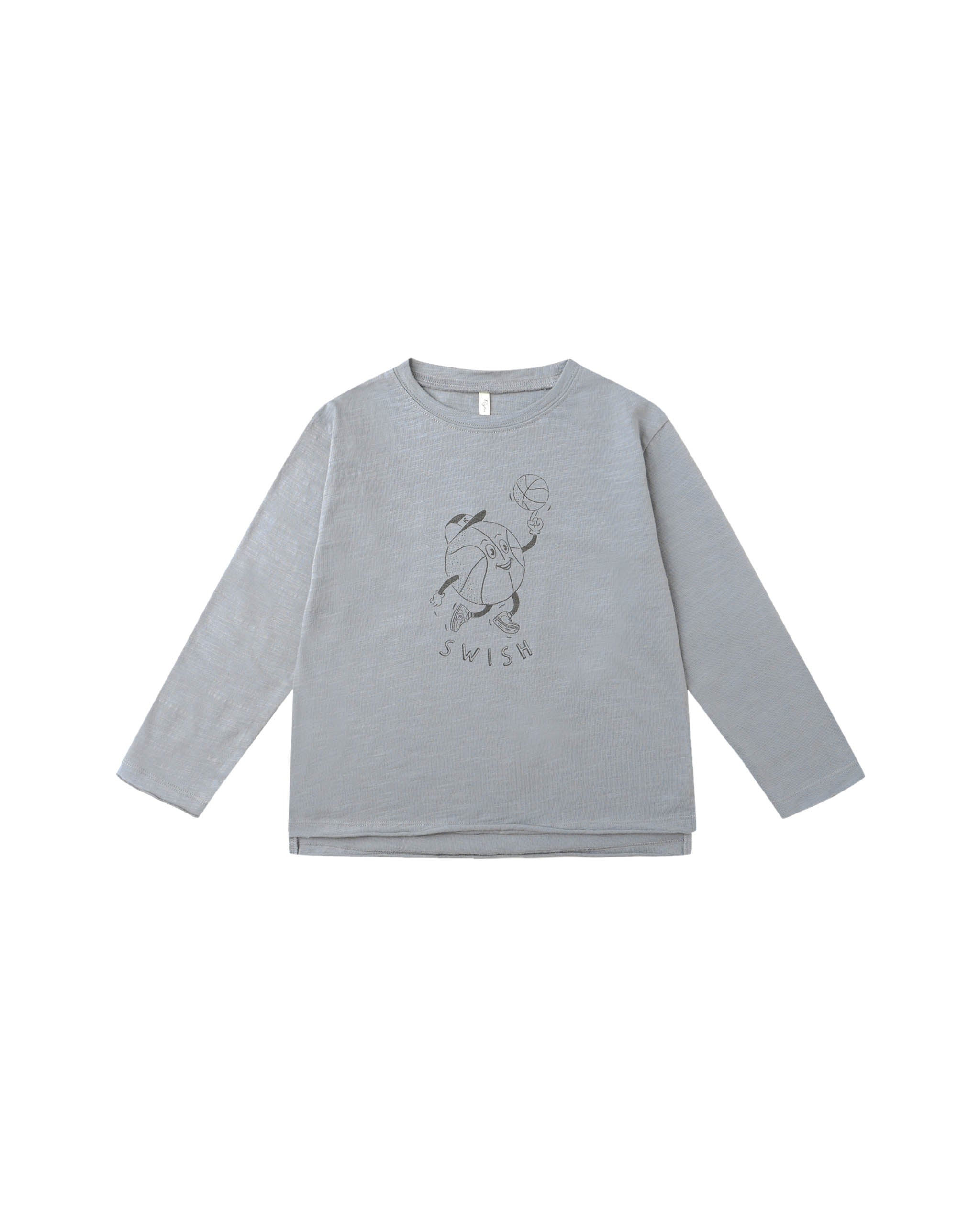 Raw Edge L/S Tee - Basketball