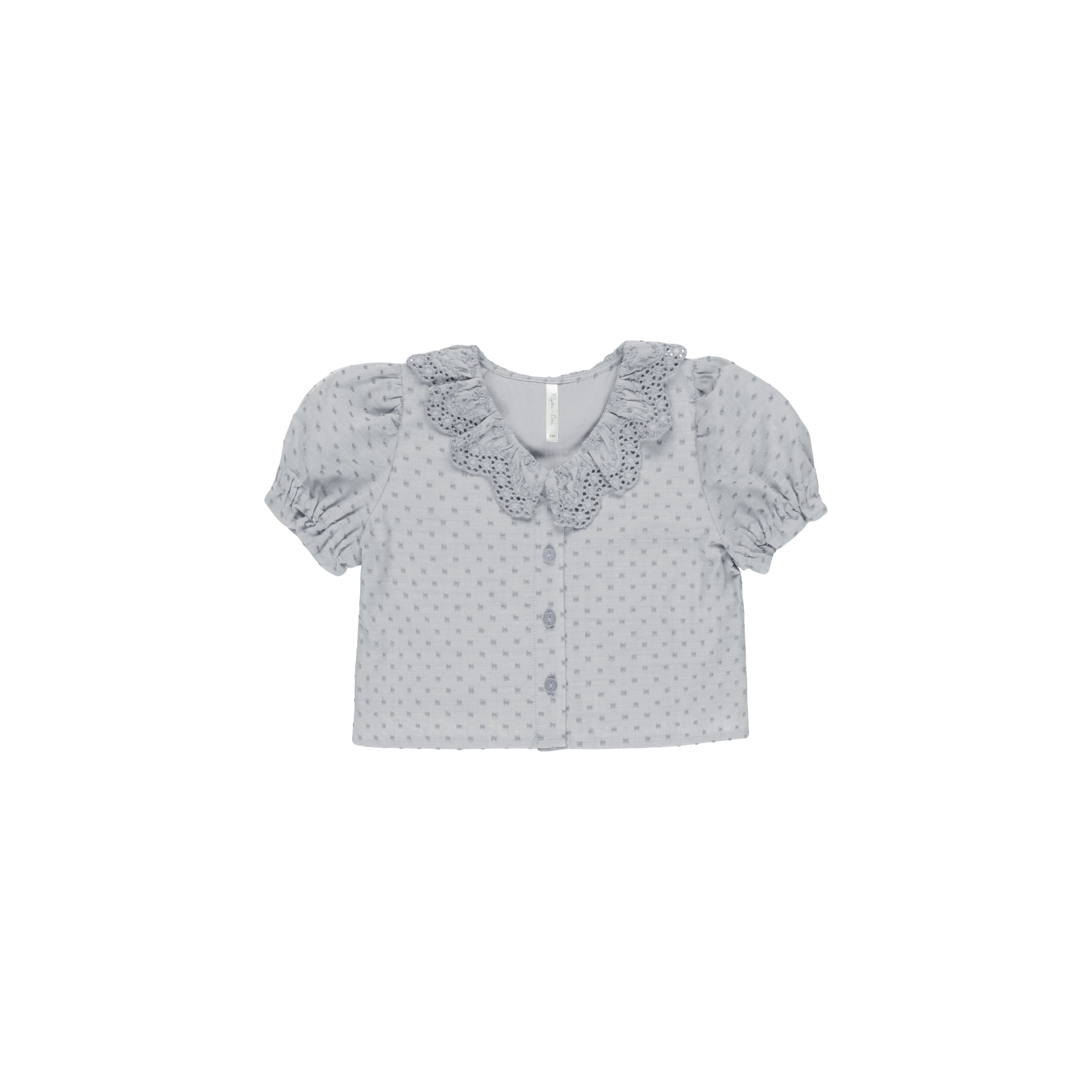 Bella Blouse - Dusty Blue