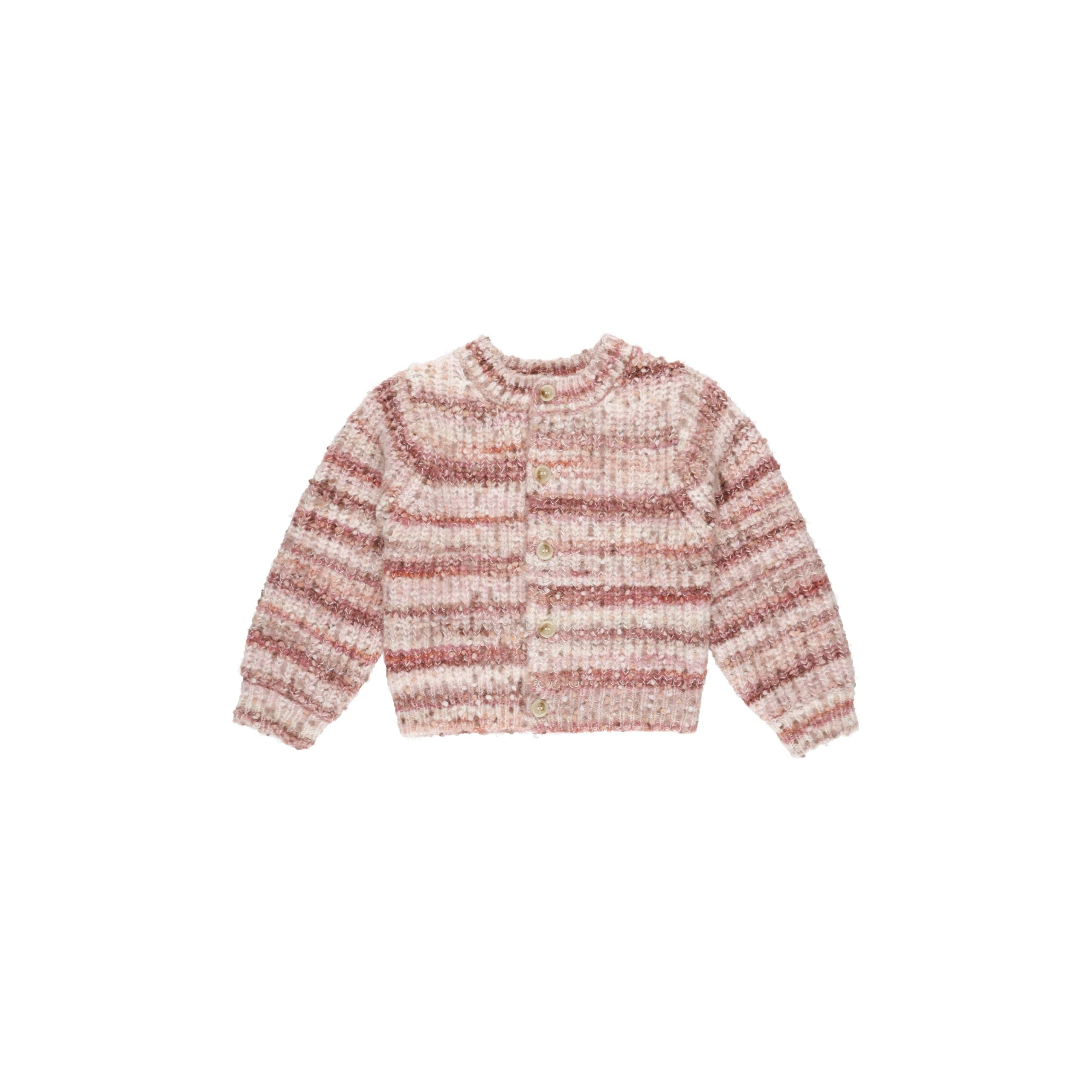 Cheyenne Cardigan - Pink Multi Stripe