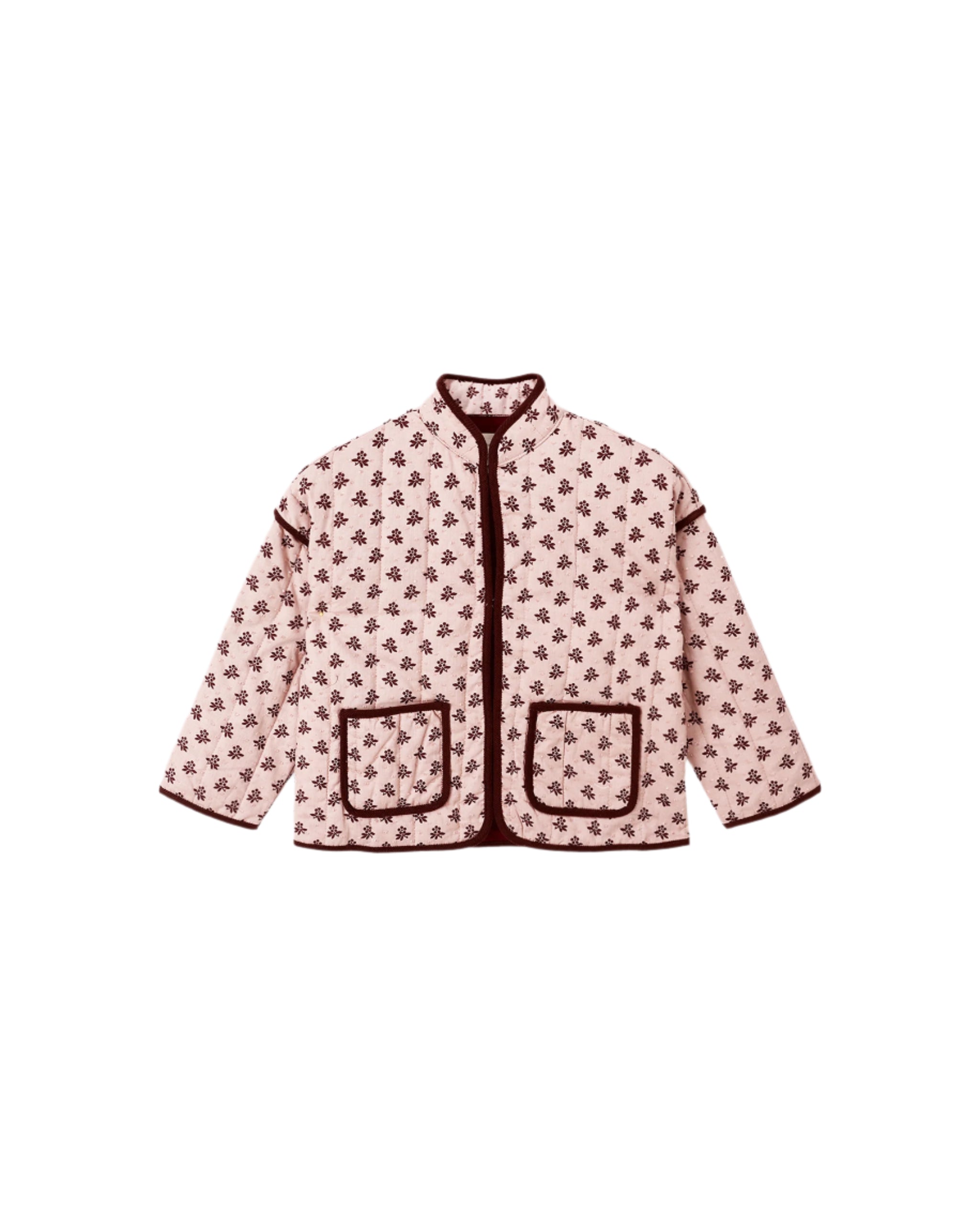 Quilted Jacket - Blush Fleur