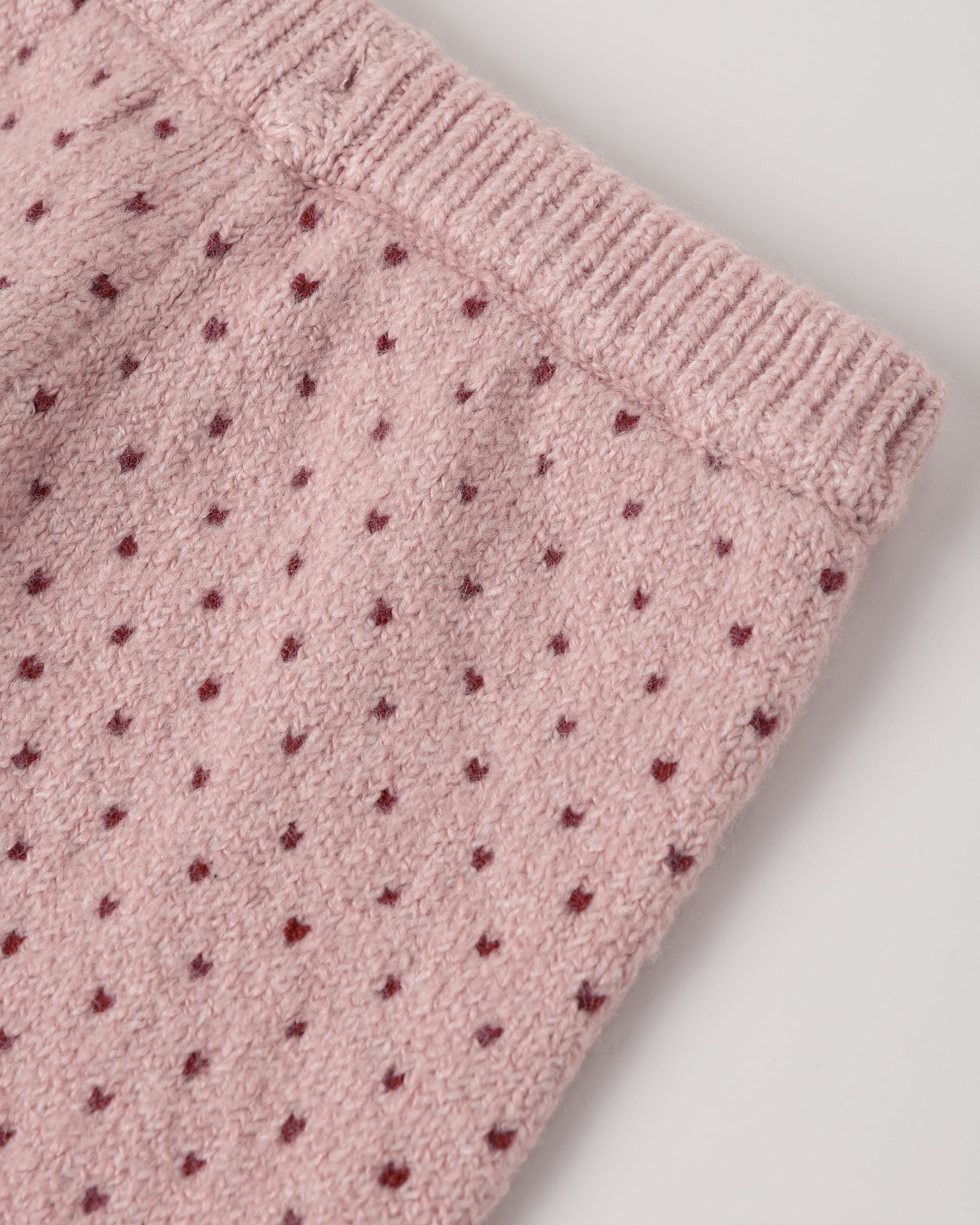 Knit Pant - Brick Birds Eye