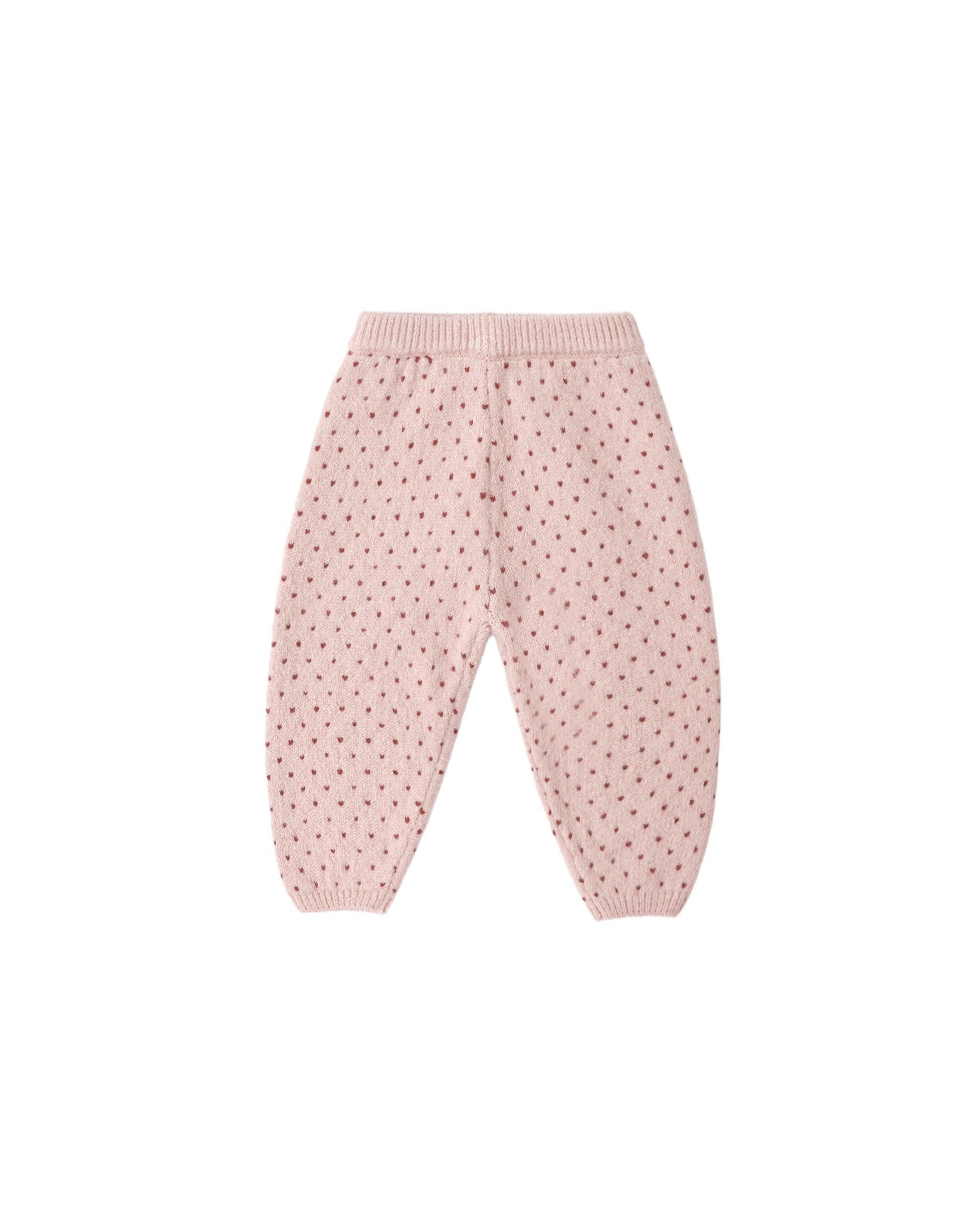 Knit Pant - Brick Birds Eye