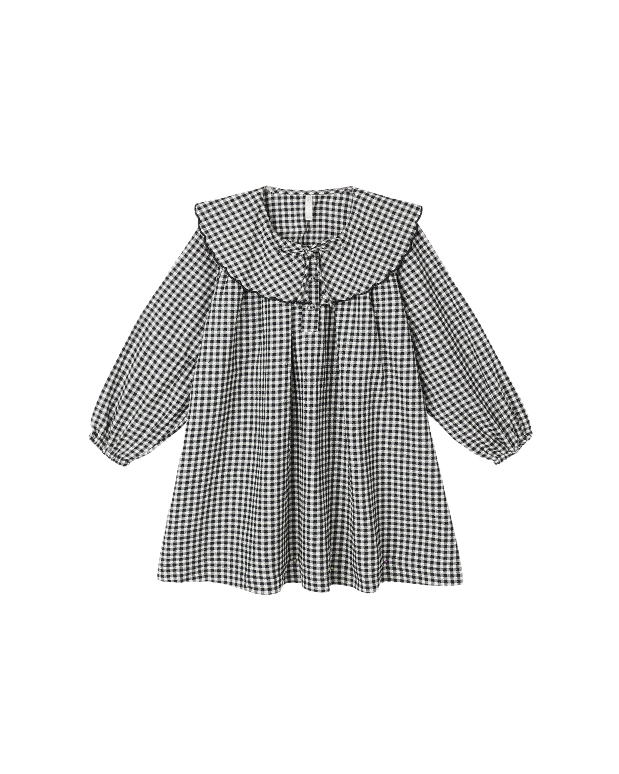 Mini Dress - Black Gingham