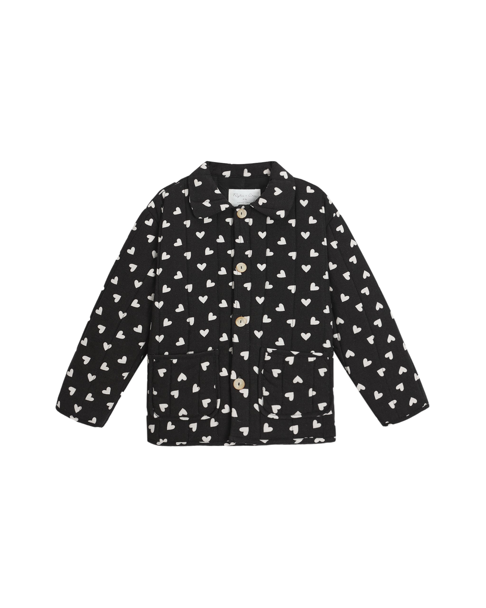 Quilted Coat - Hearts