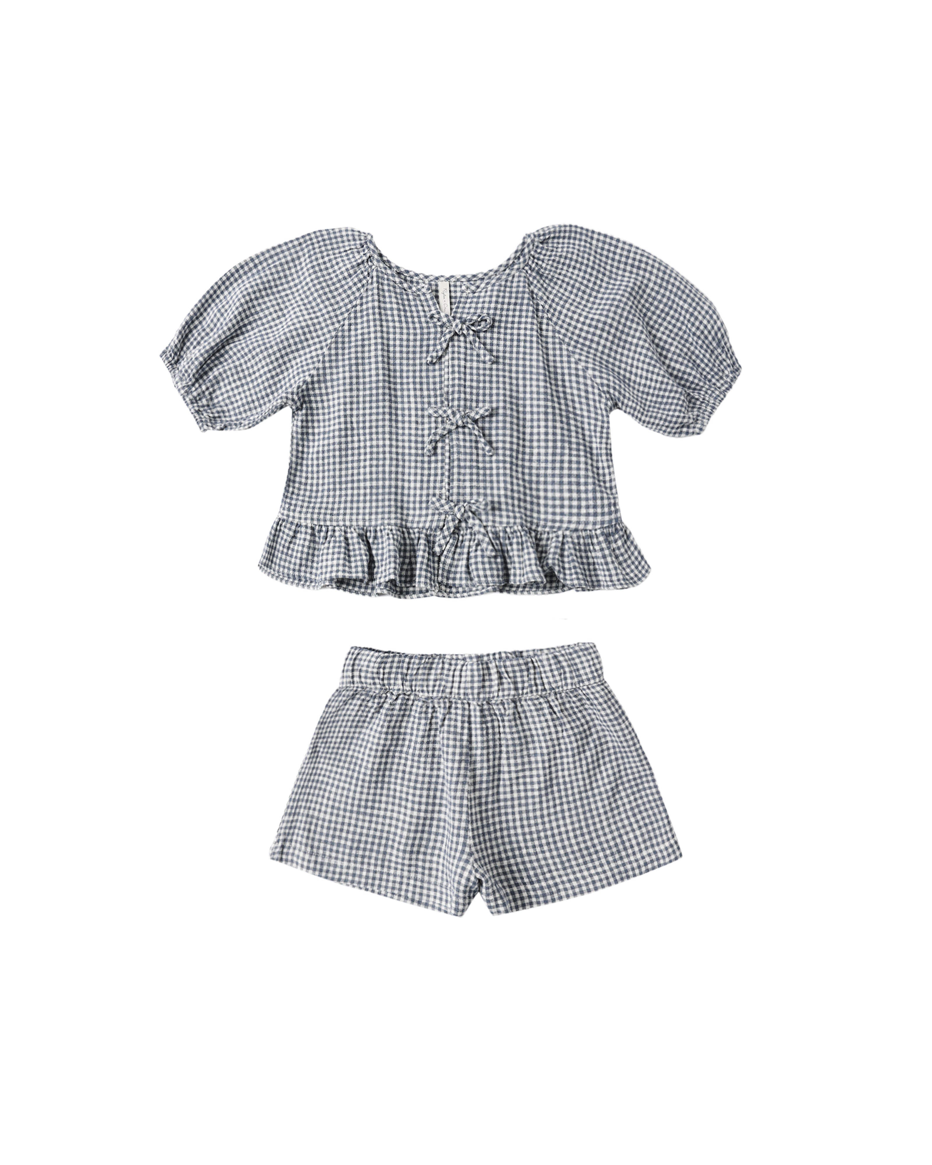 Juniper Set - Marine Gingham