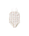 One-piece swimsuit with fruity pattern on a white background