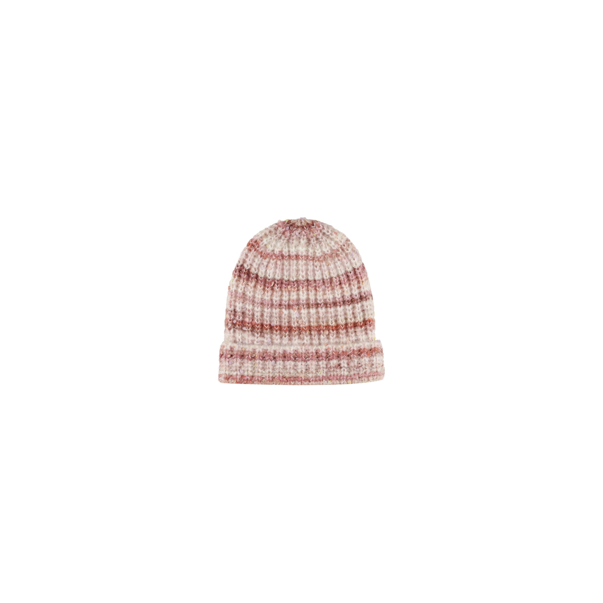 Beanie - Pink Multi-Stripe