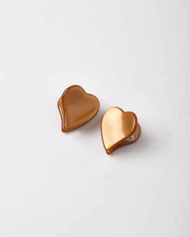 Clay colored hair clip