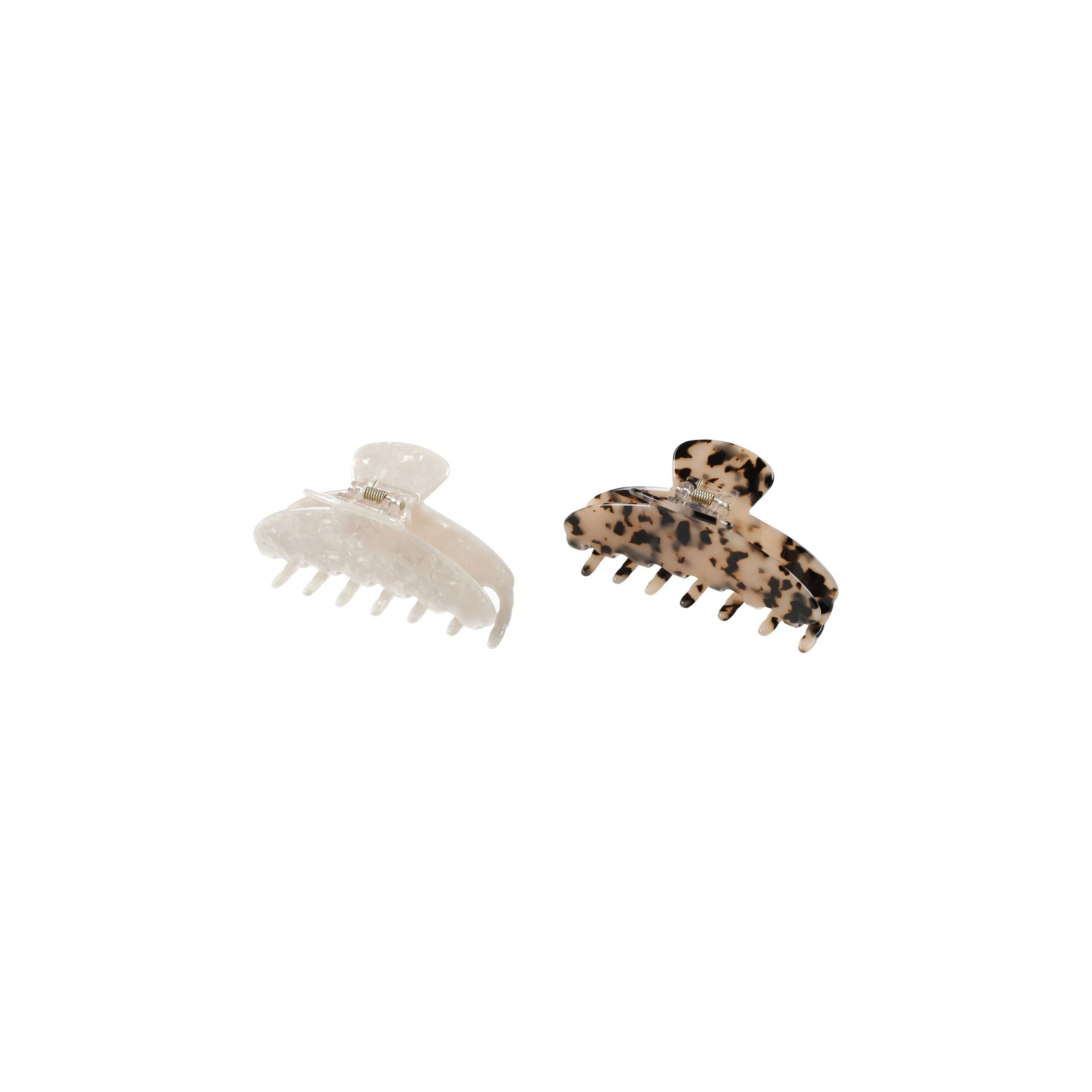 Claw Clip Set - Pearl, Tortoise