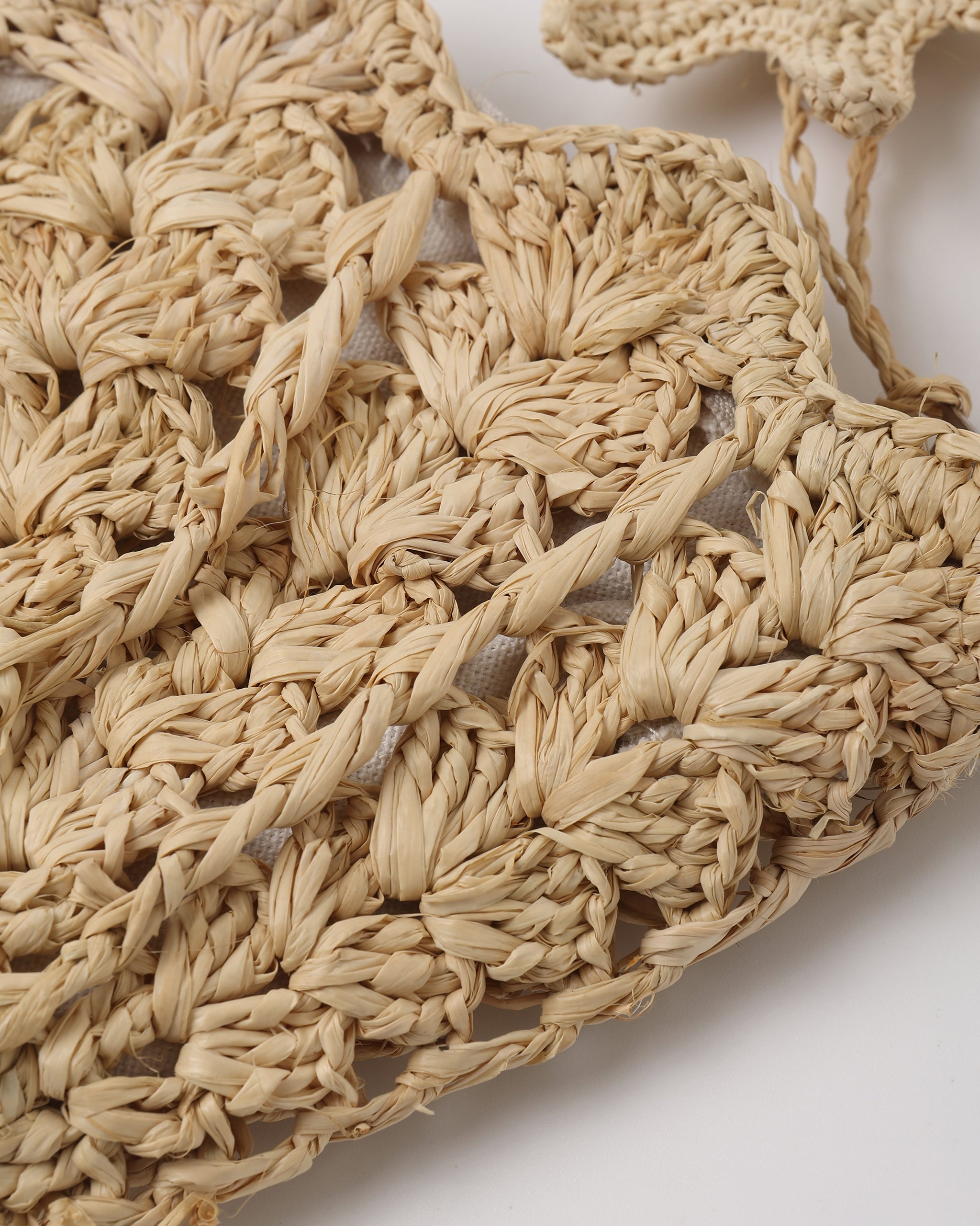 Straw Purse - Shell