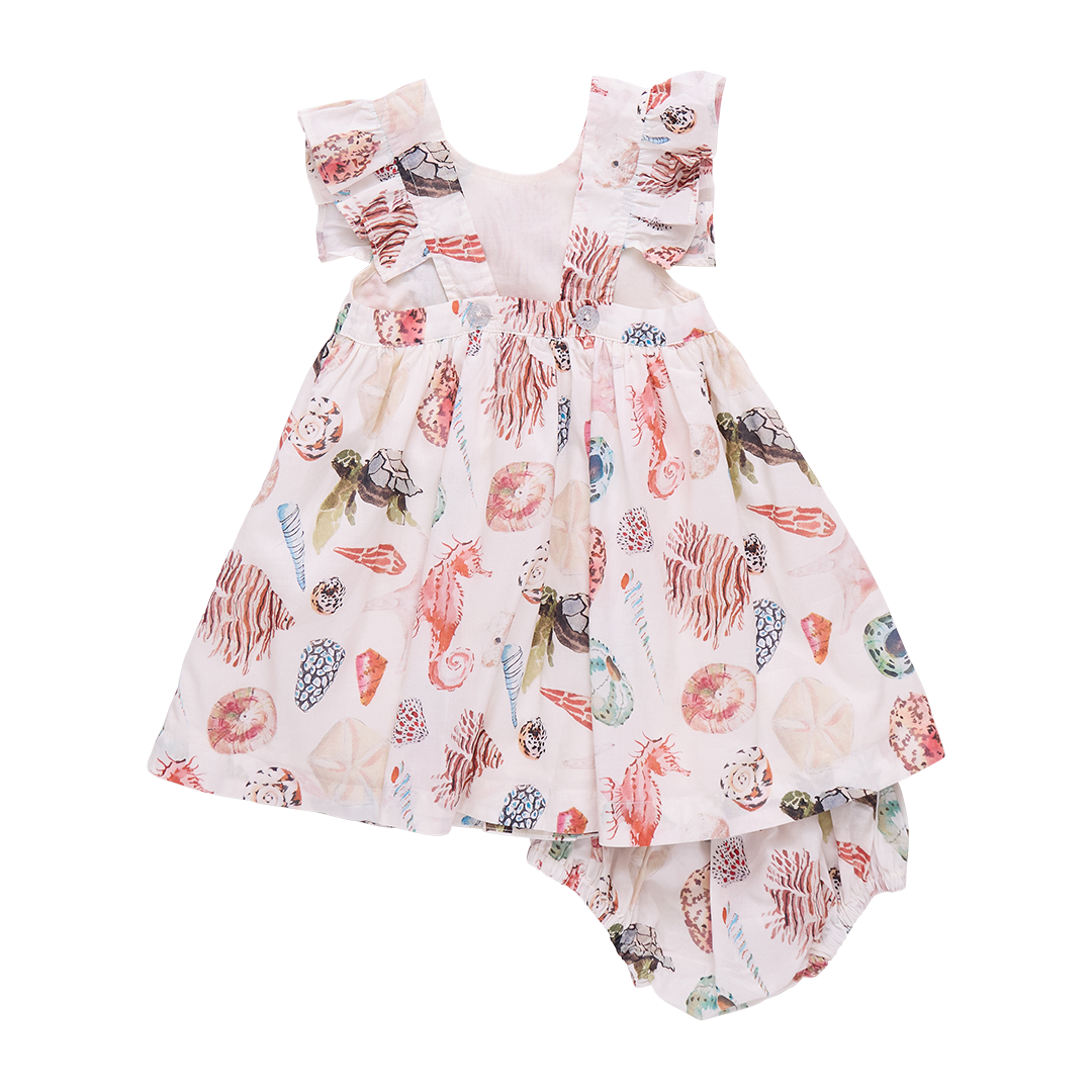 Liv Dress - Watercolor Shells