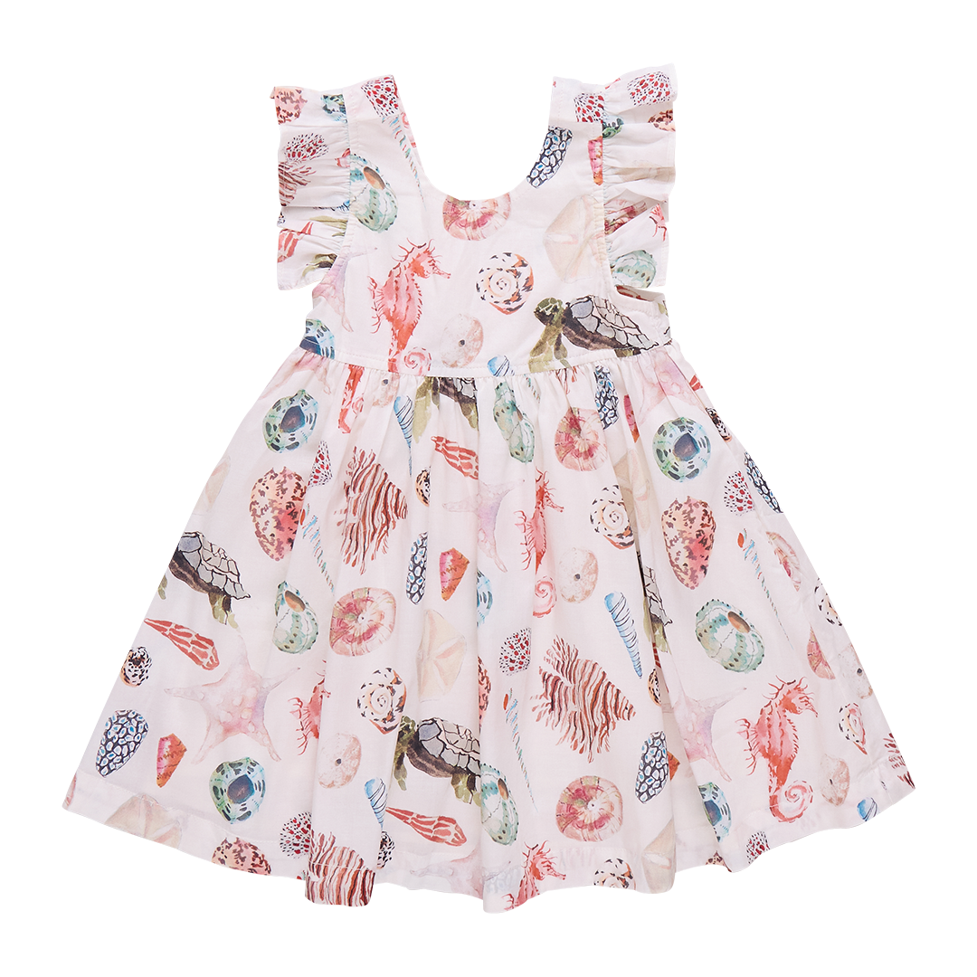 Liv Dress - Watercolor Shells