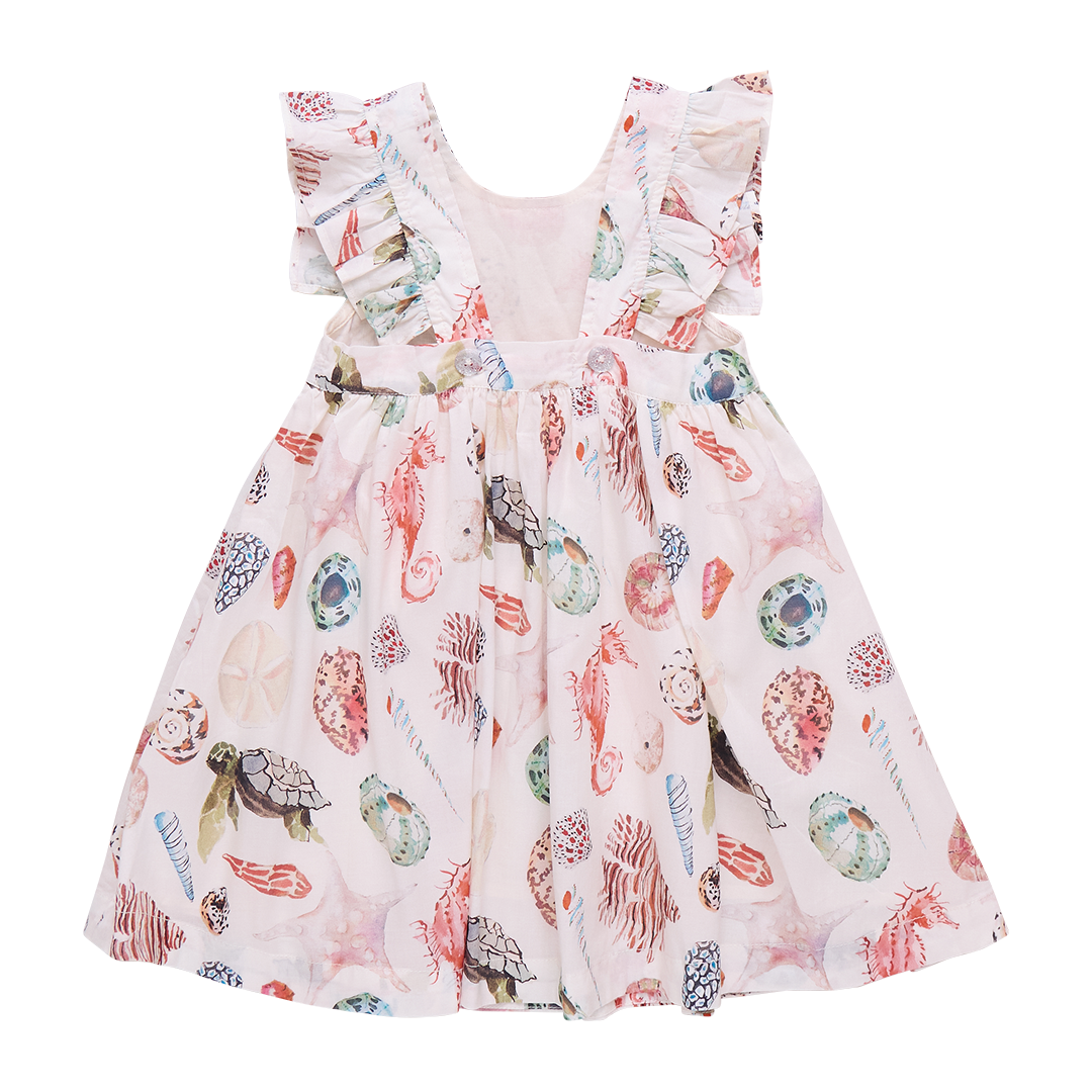 Liv Dress - Watercolor Shells