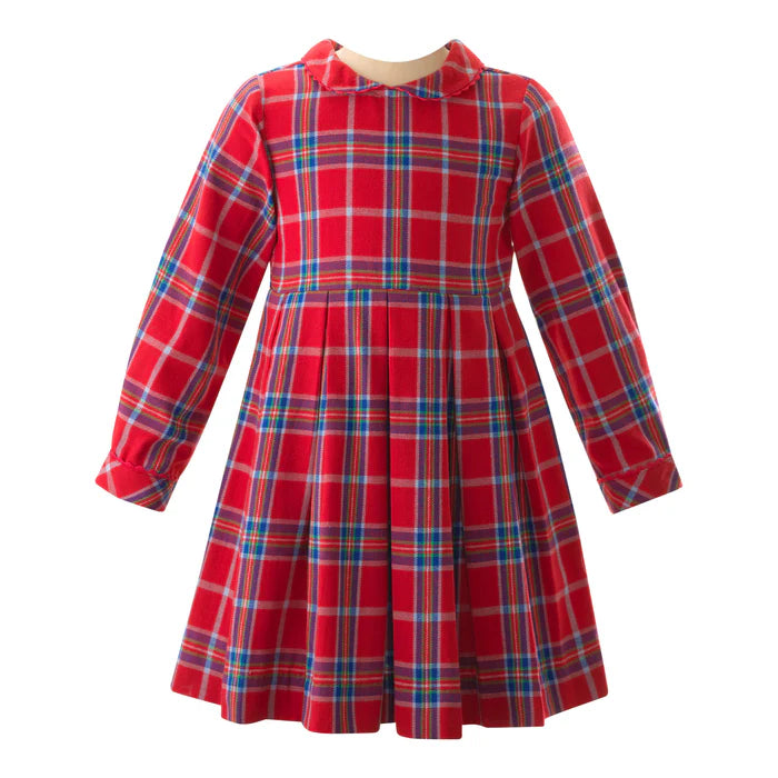 Dress - Tartan Pleated