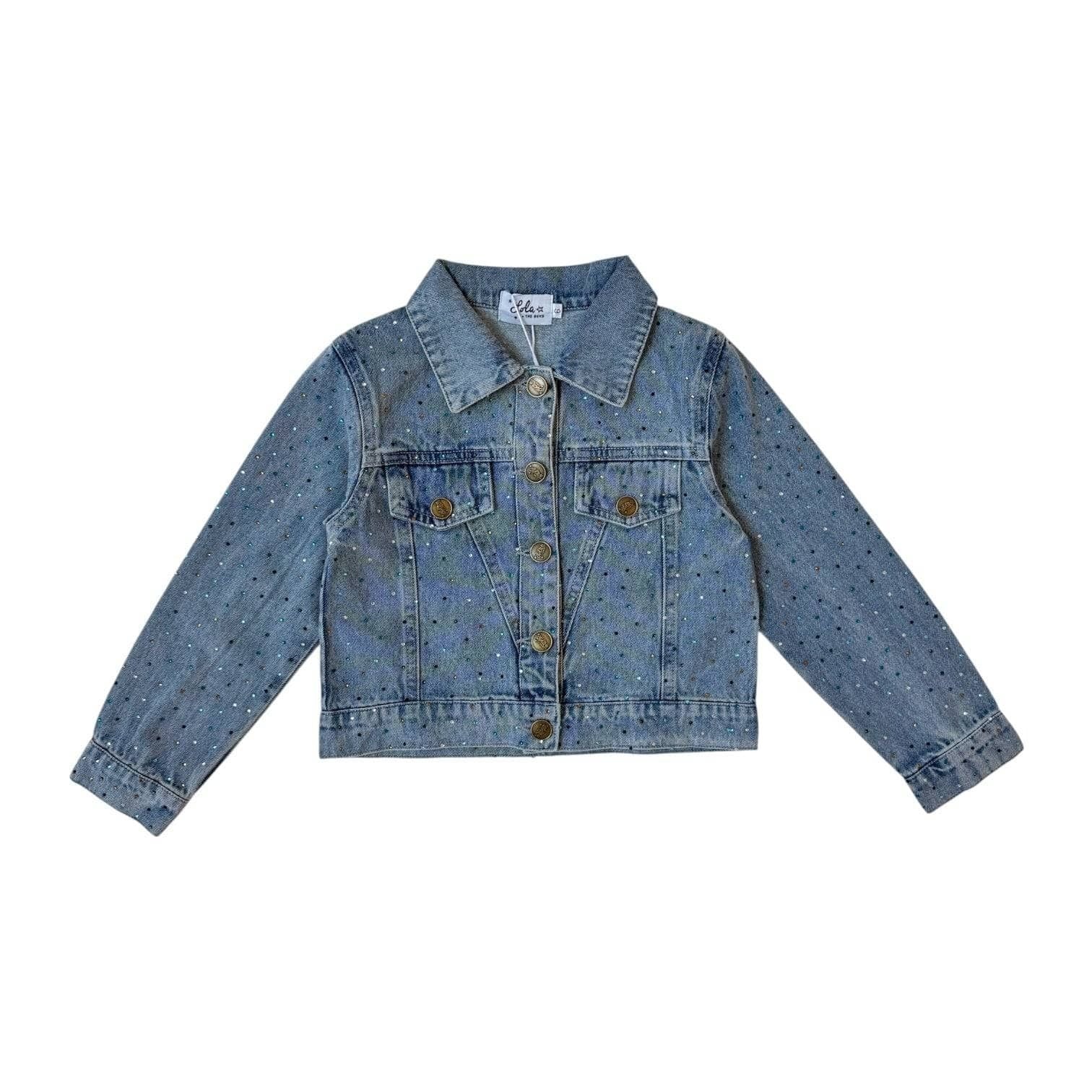 Denim Jacket - Rainbow Sparkle