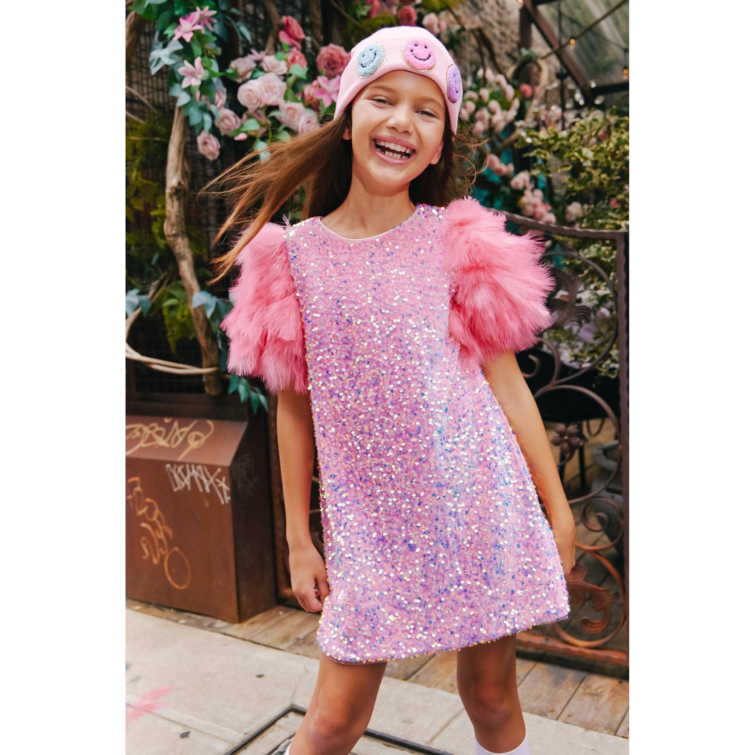 Party Dress - Rose Feather